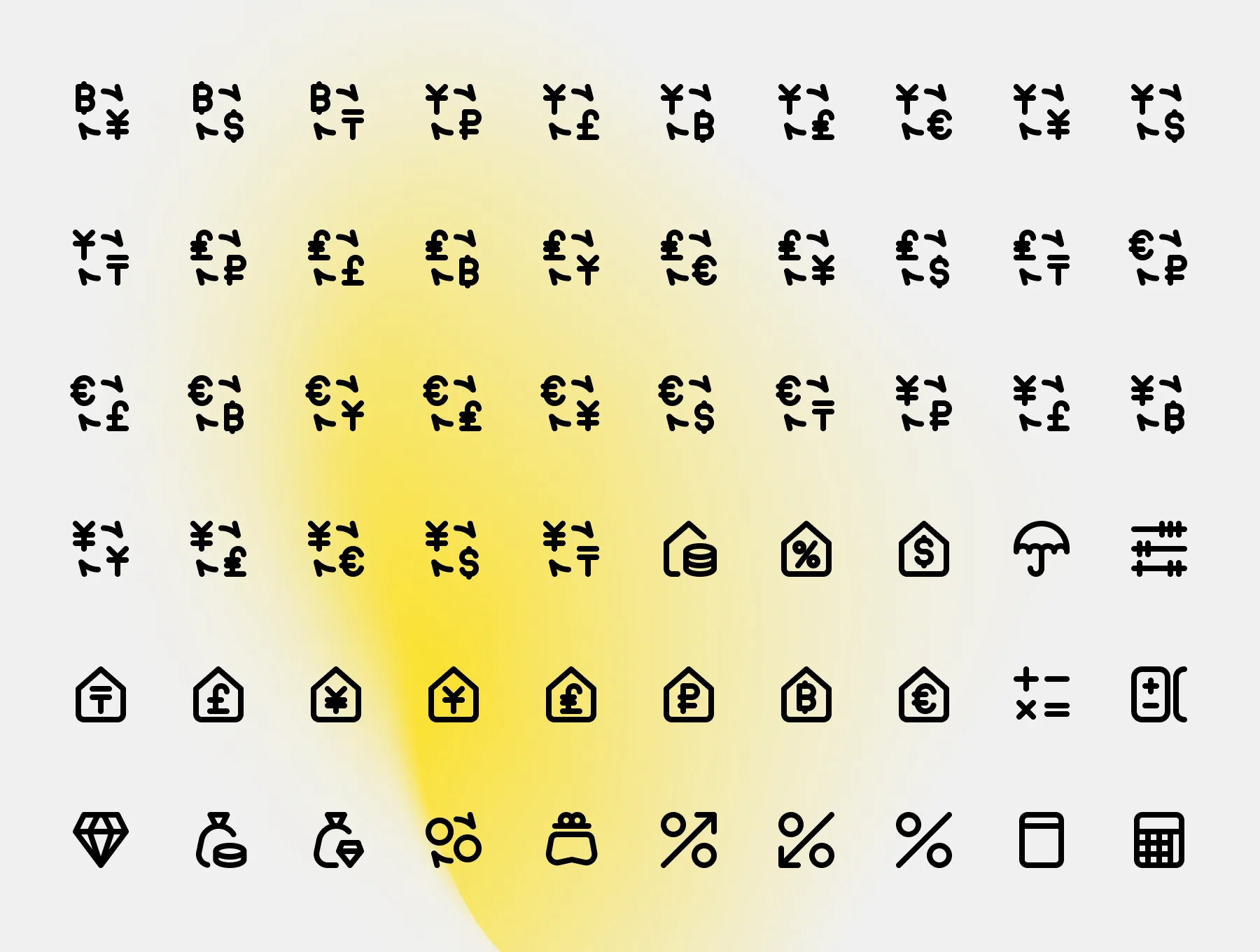 Finance — Pixel-Perfect 240 Icons 6
