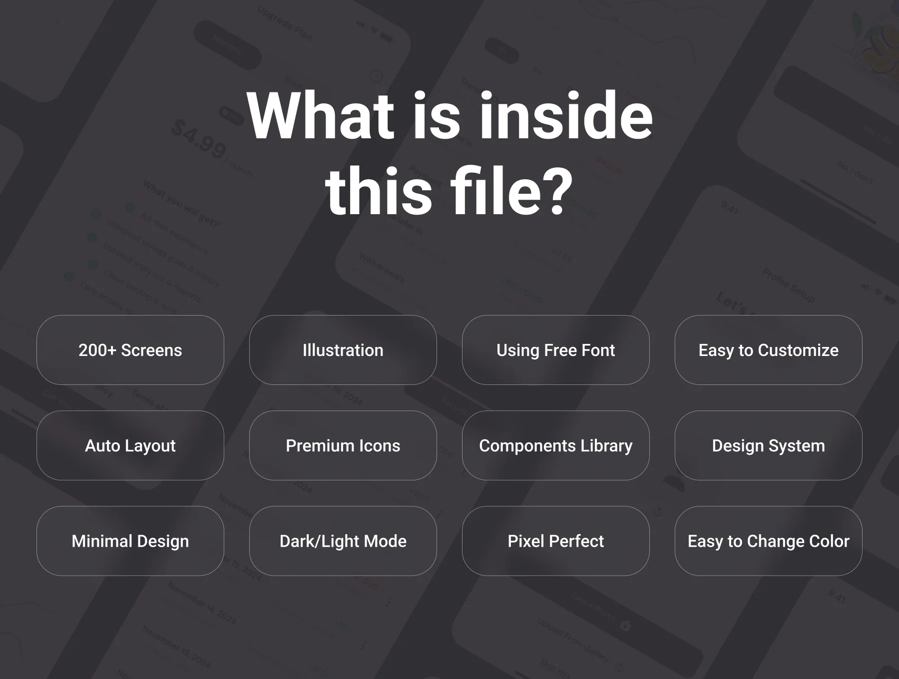 Finance Planner – Mobile App UI Kit 2