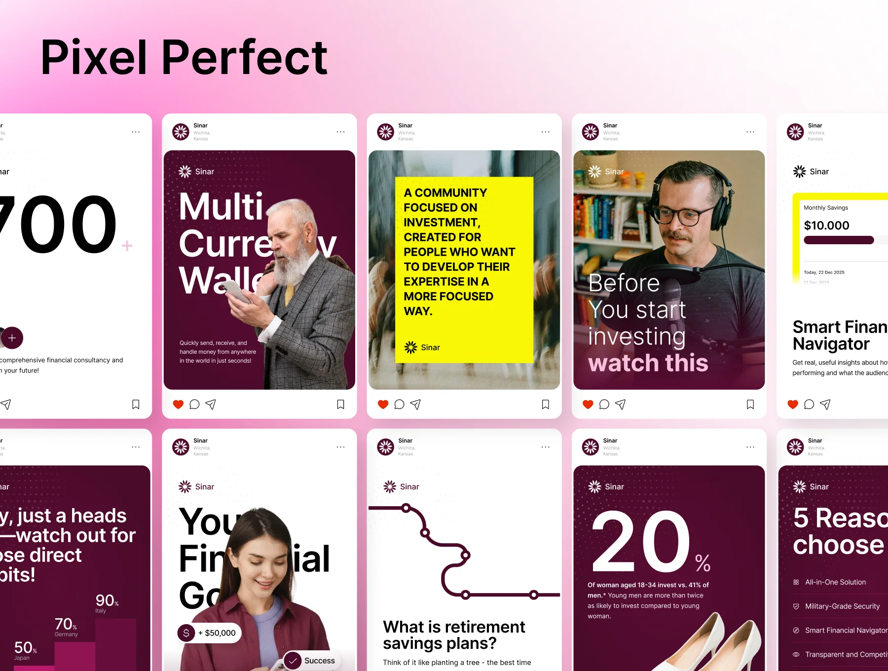 Finance Social Media Post Kit 2