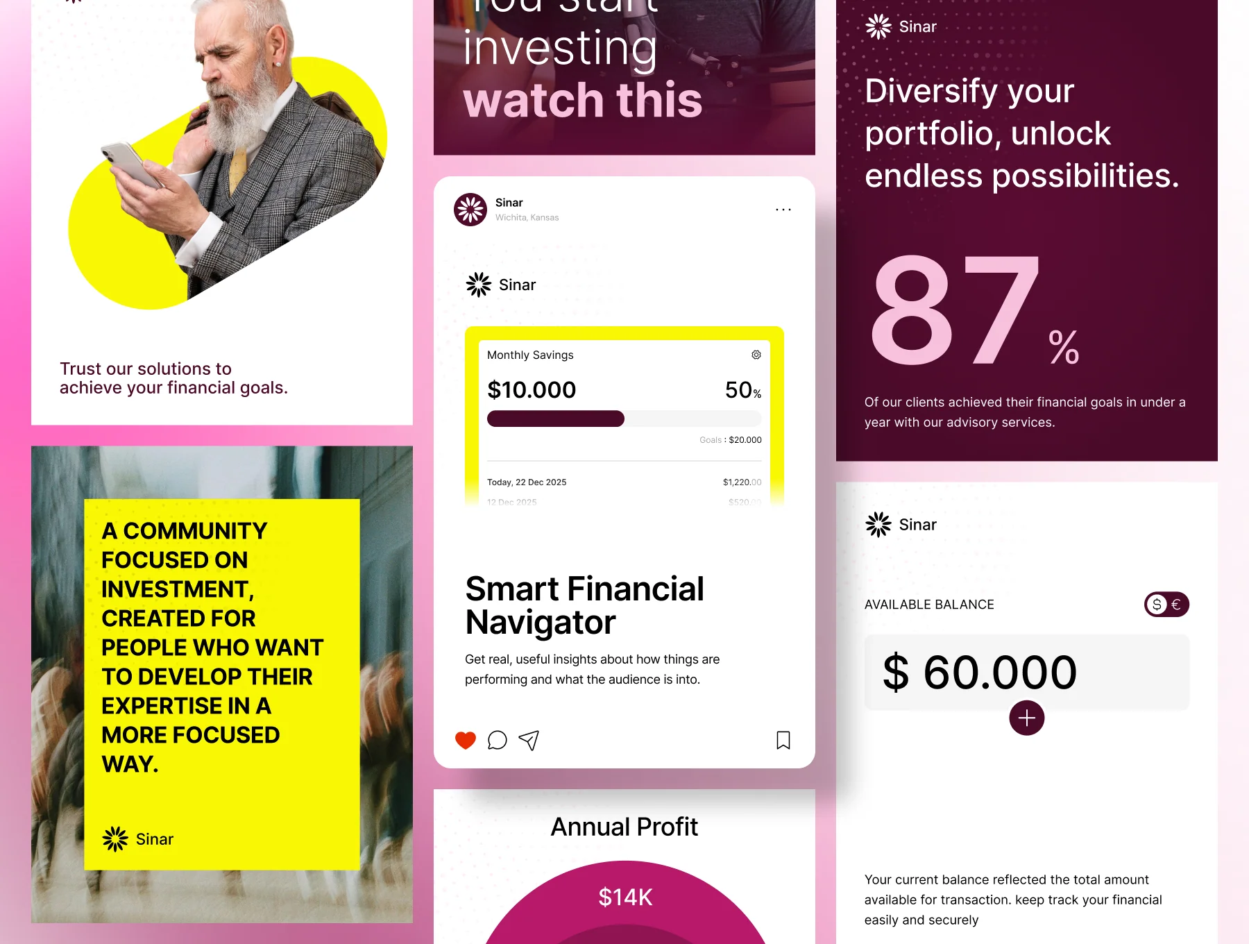 Finance Social Media Post Kit 5