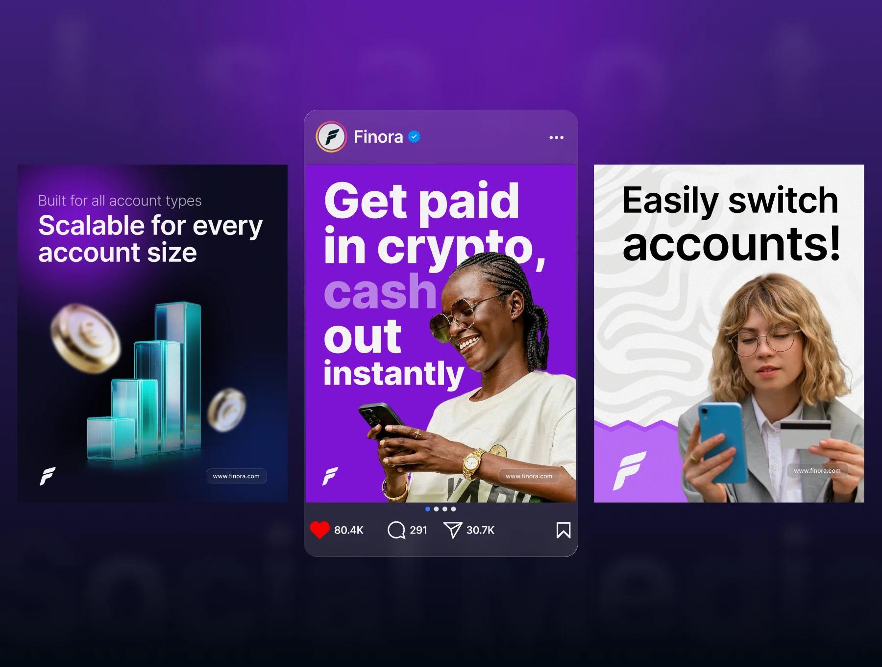 Finance Social Media Post & Story Kit 3
