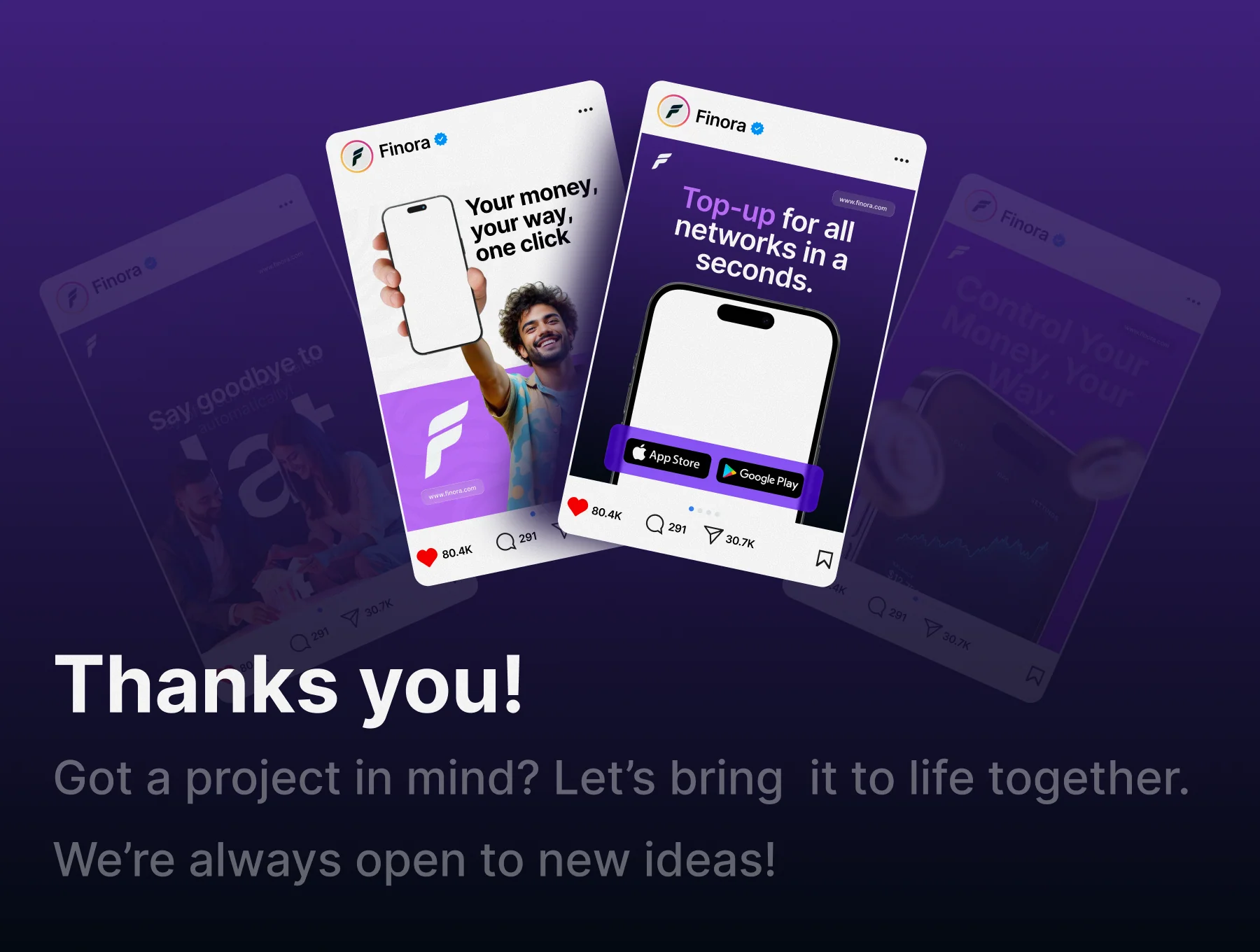 Finance Social Media Post & Story Kit 8