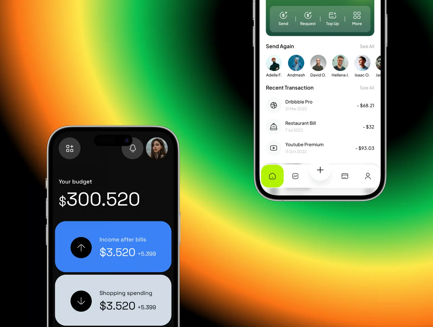 Finance UI Kit — Fintech & Wallet Screens 2