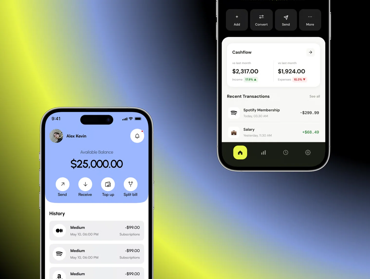 Finance UI Kit — Fintech & Wallet Screens 4