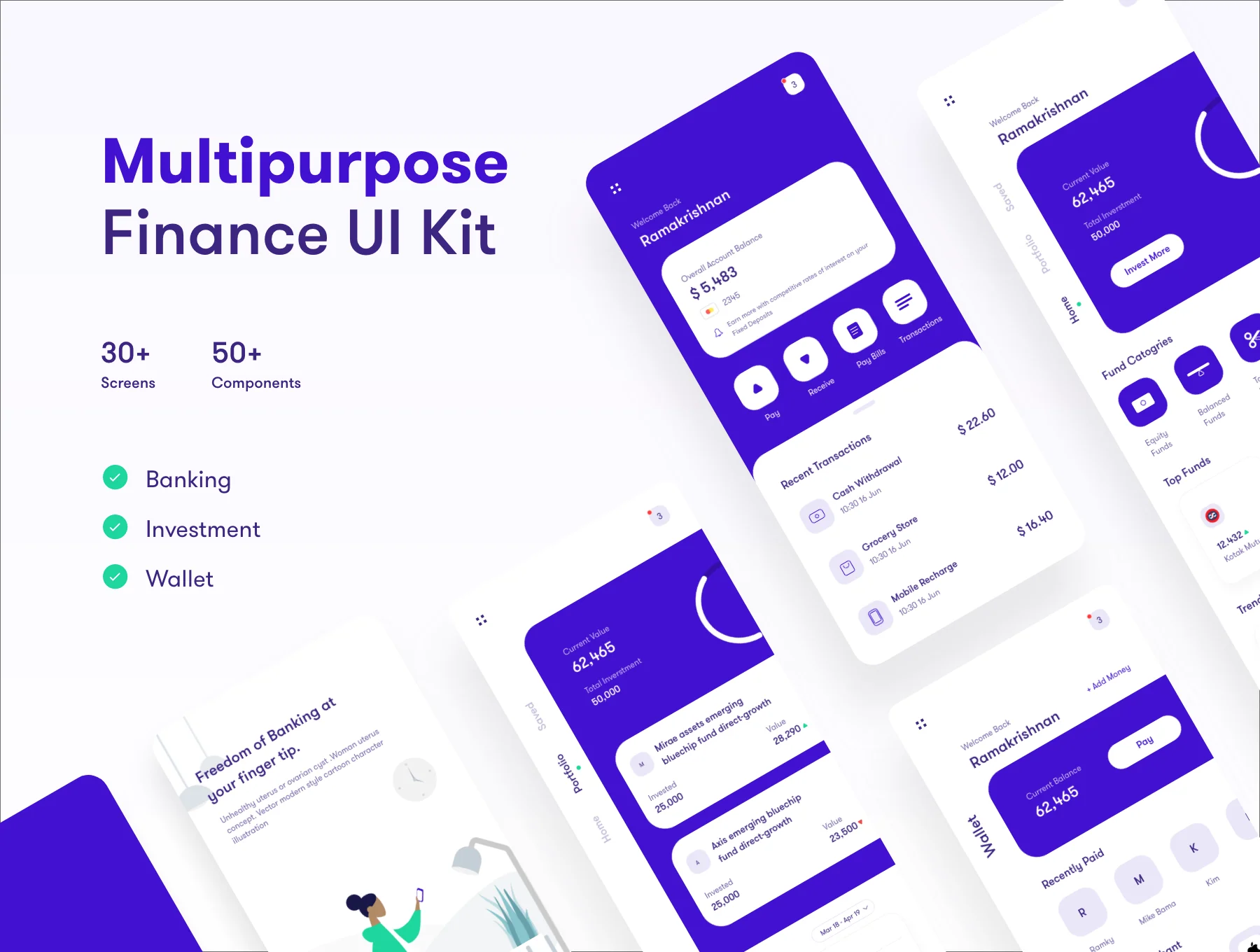 Multipurpose Finance UI Kit