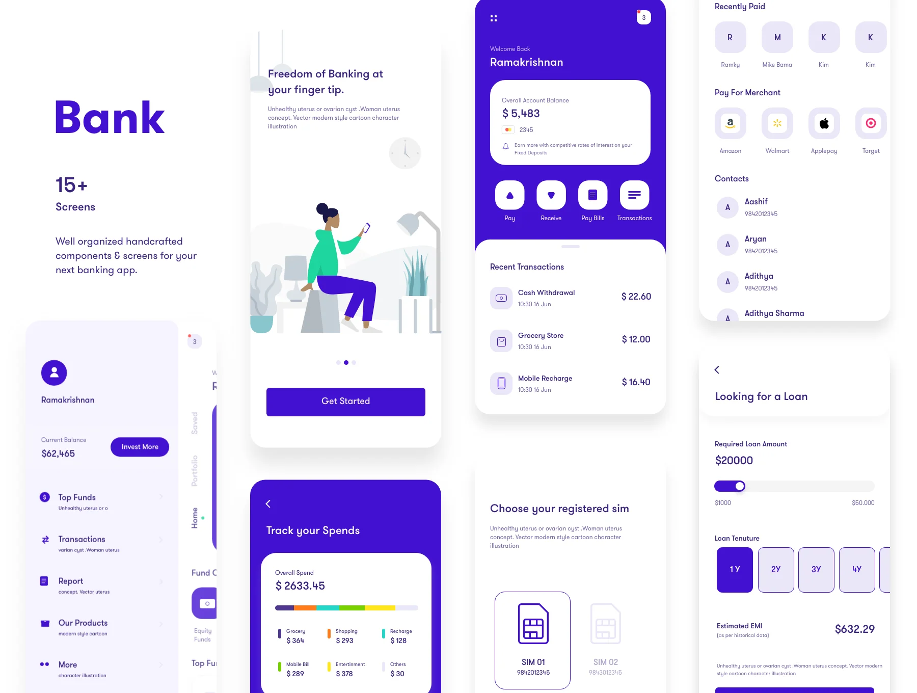 Multipurpose Finance UI Kit 3