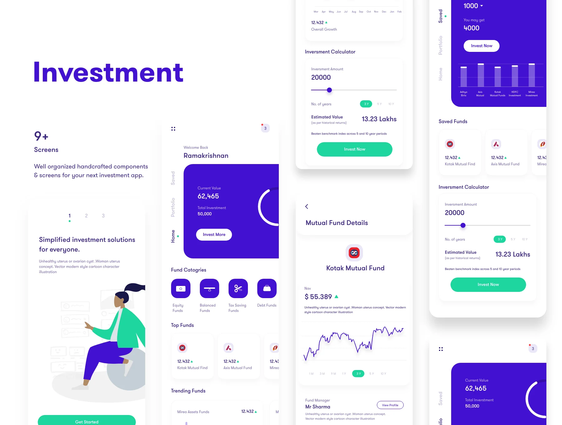 Multipurpose Finance UI Kit 4
