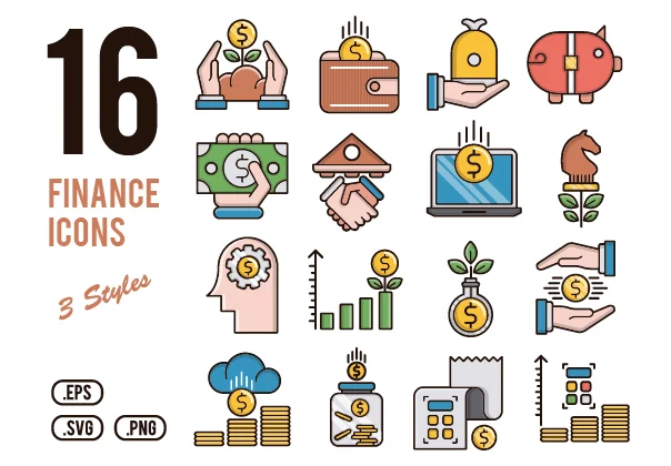 16 Finance Icons