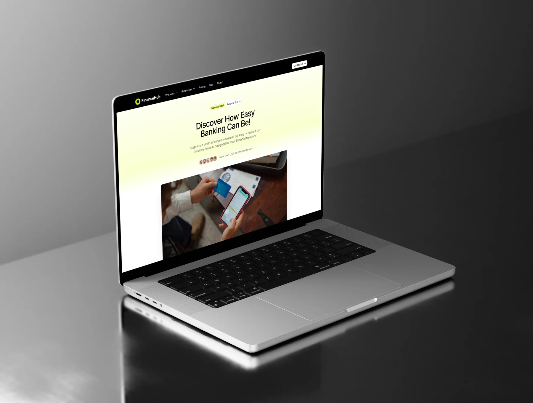 FinanceHub - Framer Template 3
