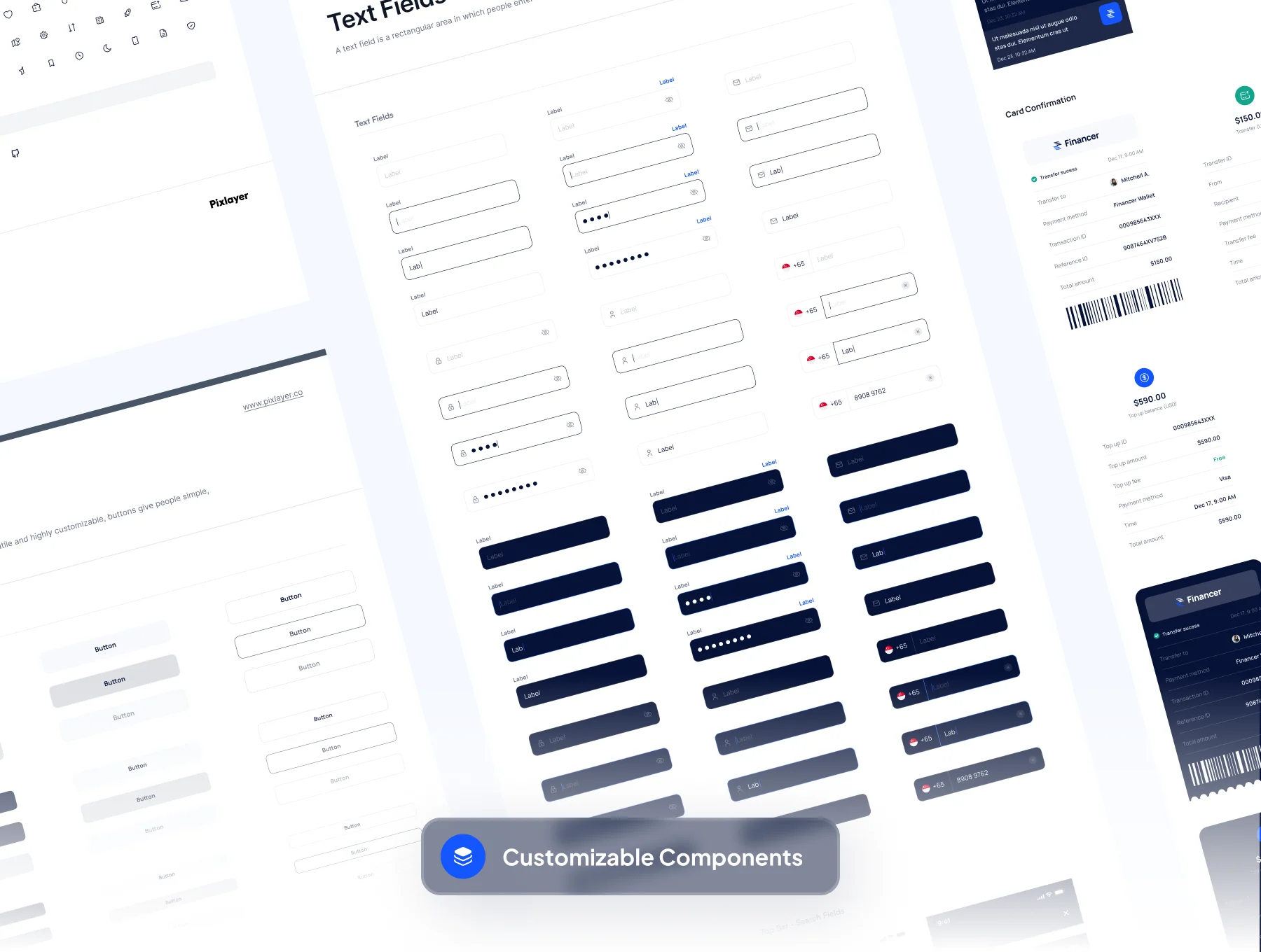 Financer - Financial & Digital Wallet App UI Kit 4