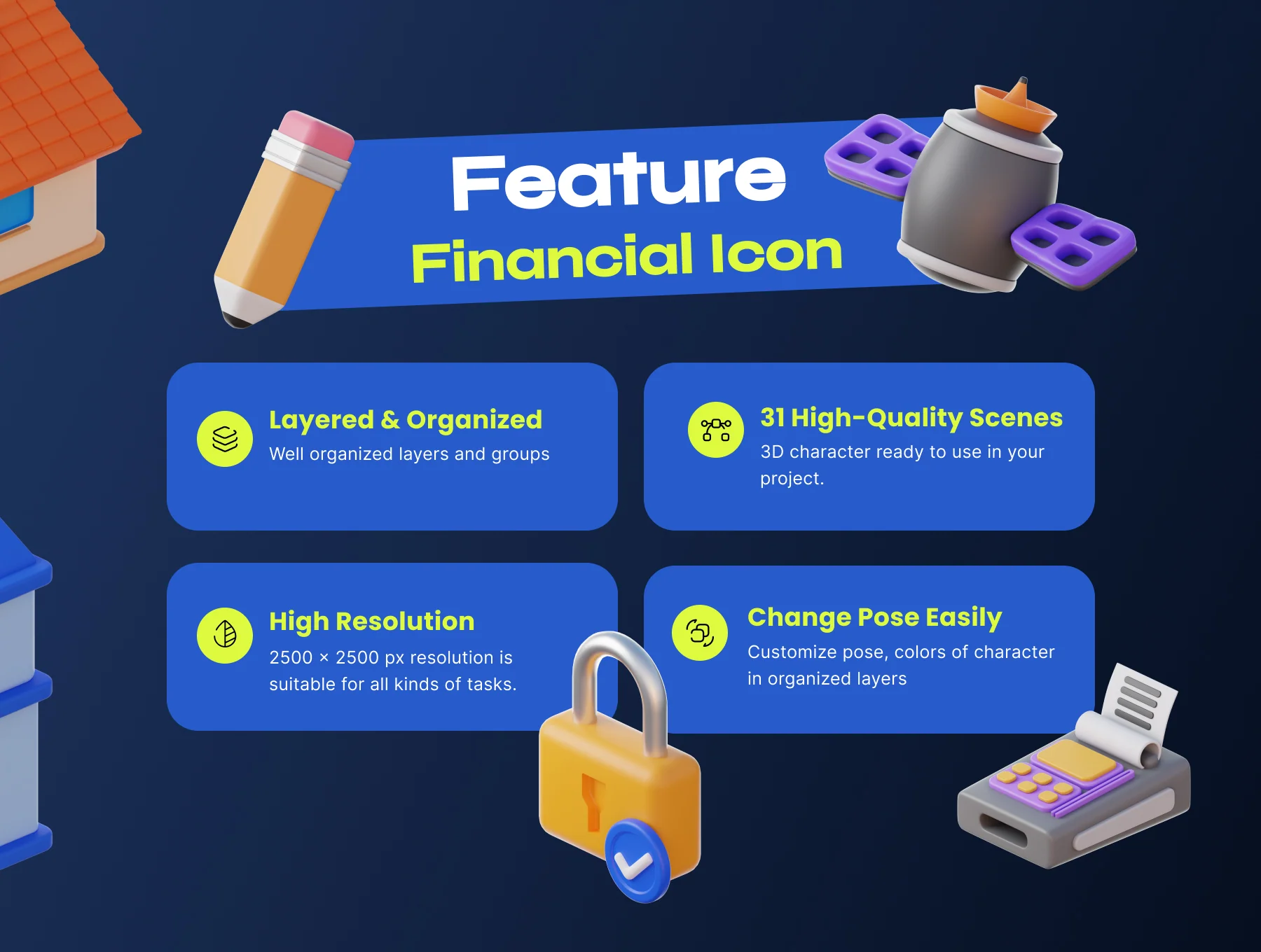 Financial 3D Icon Pack Vol 2 2