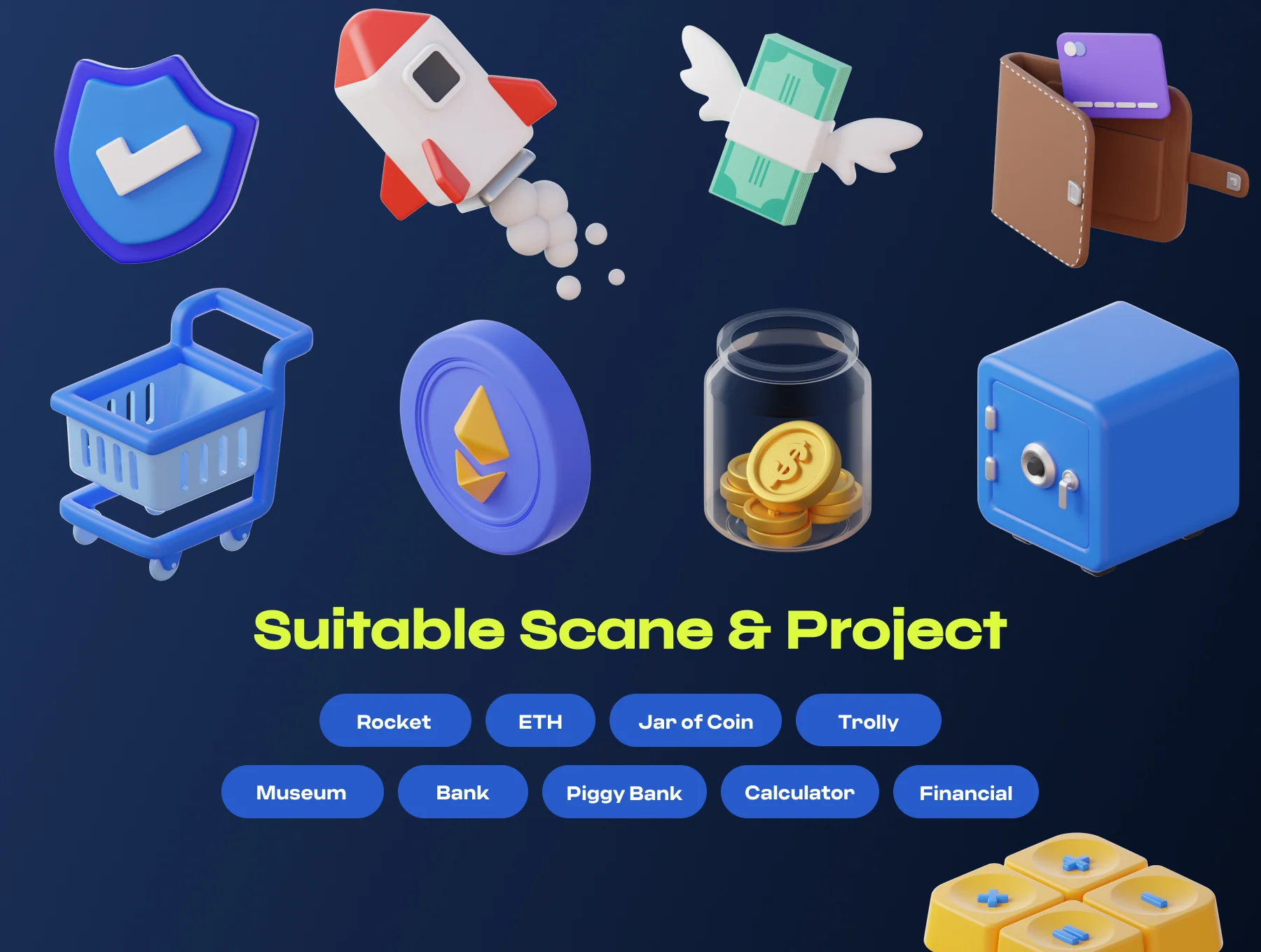 Financial 3D Icon Pack Vol 2 4