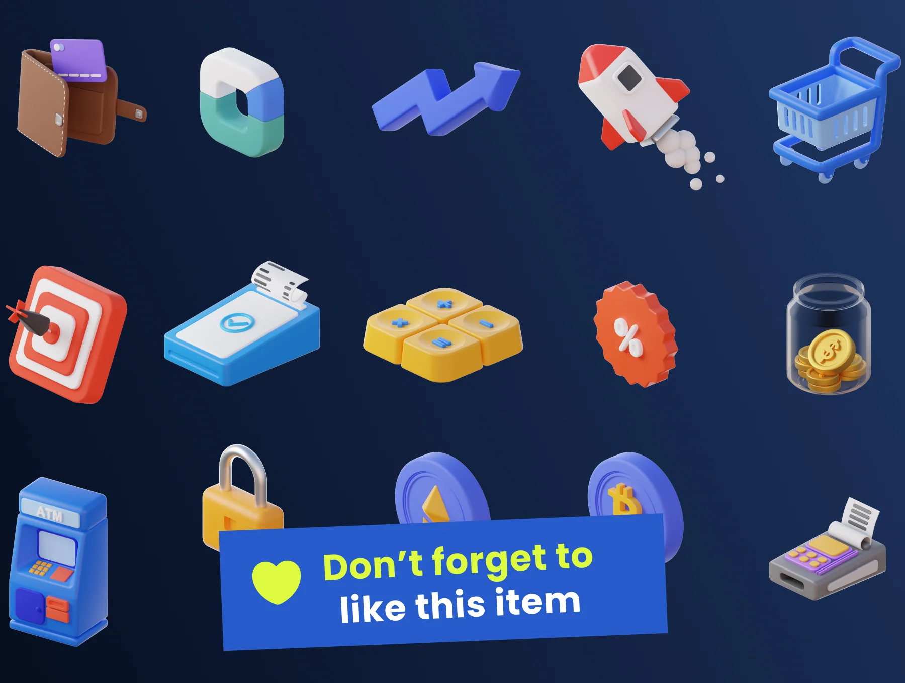 Financial 3D Icon Pack Vol 2 8