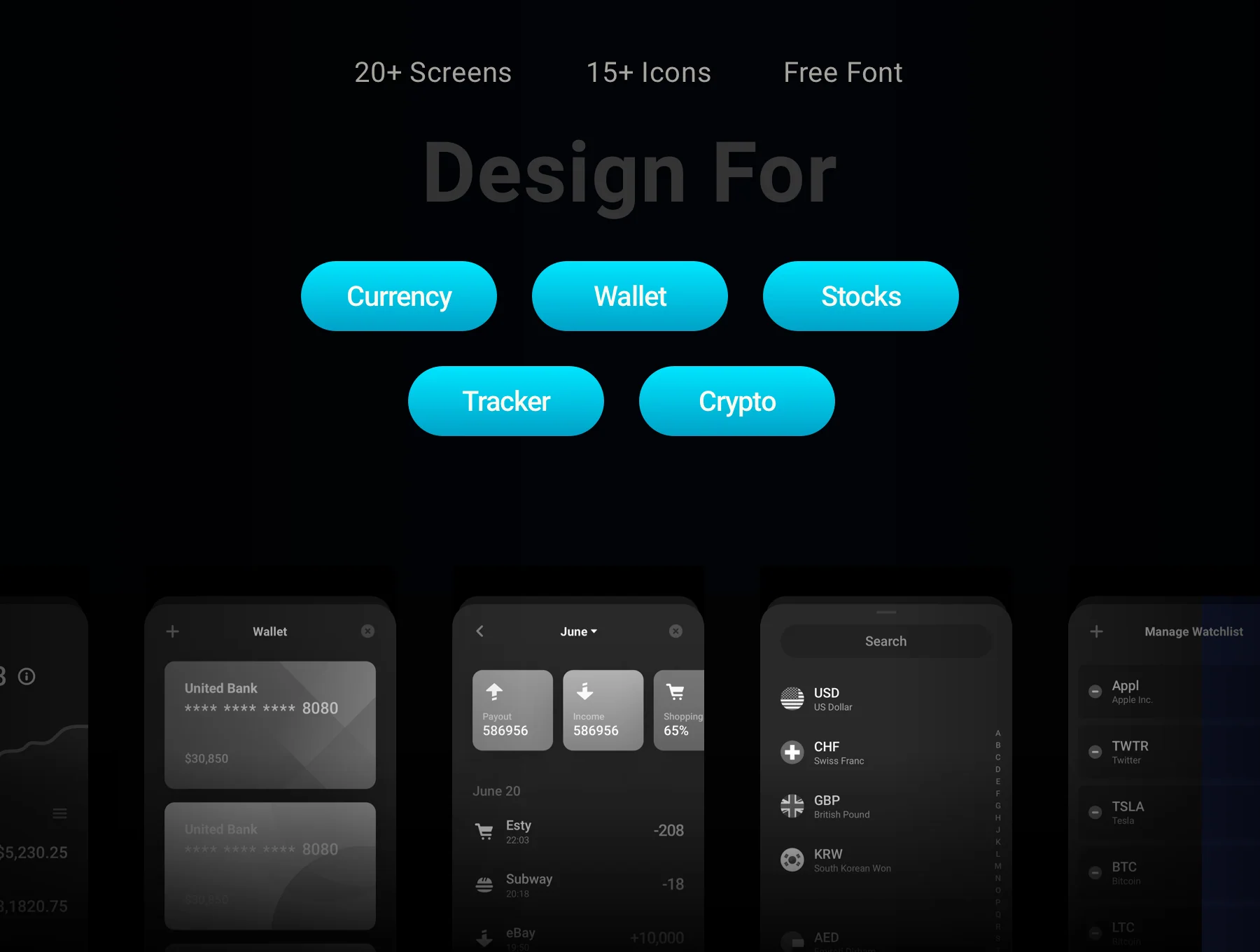 Financial UI Kits 2