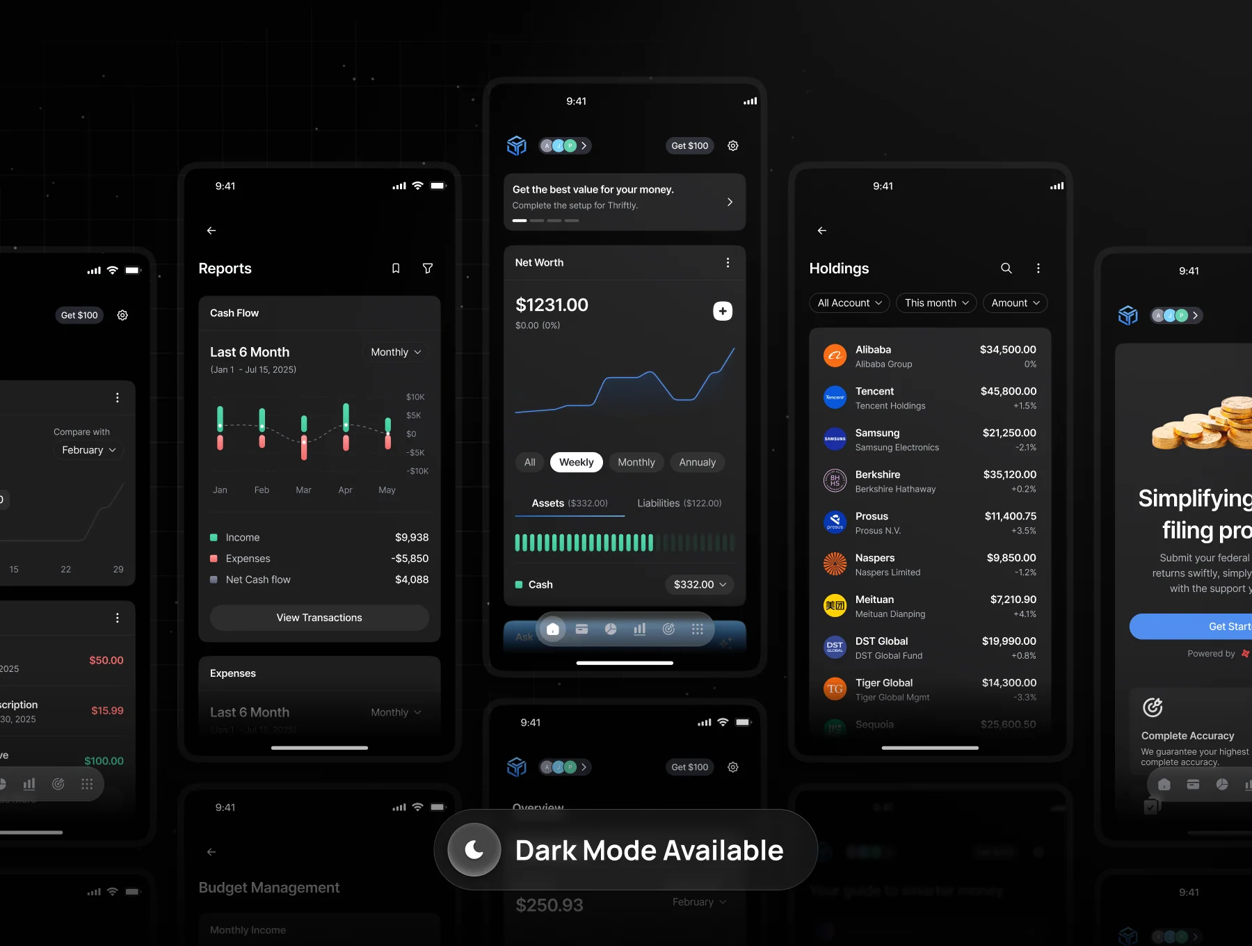 Finance Mobile App UI Kit - Thriftly 5