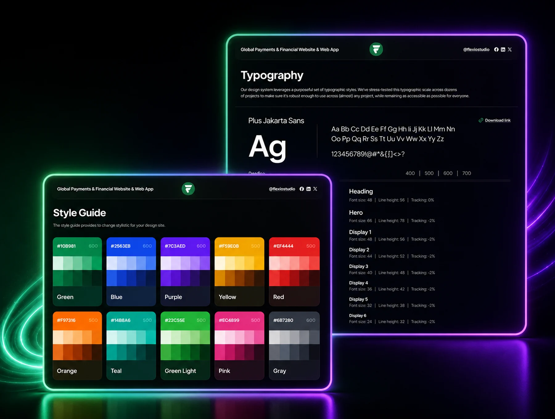 Financial Global Payment Website & UI Kits 2