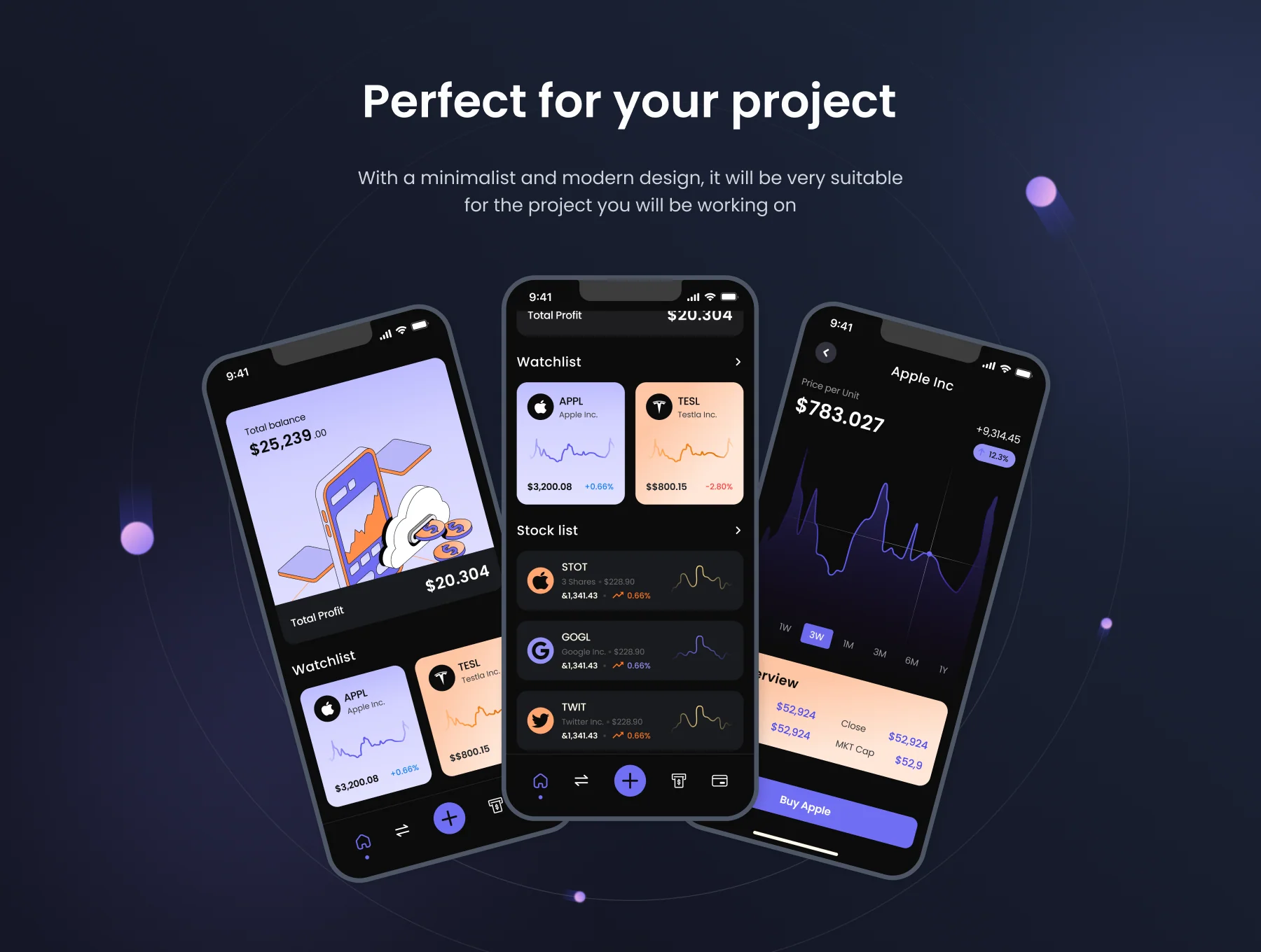 Financial Investment Mobile App UI Kit 5