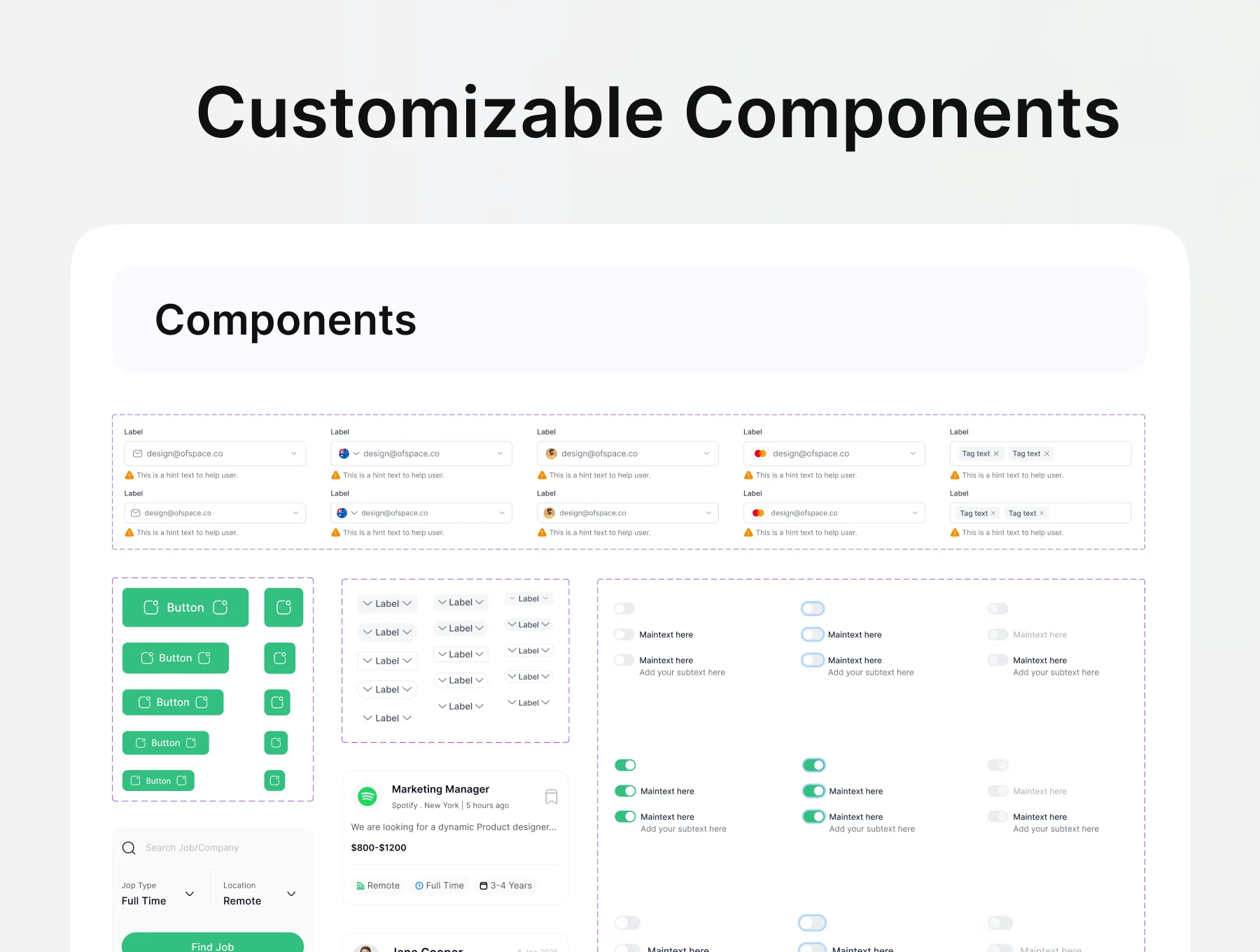 HR & Recruitment  Mobile App UI Kit 5