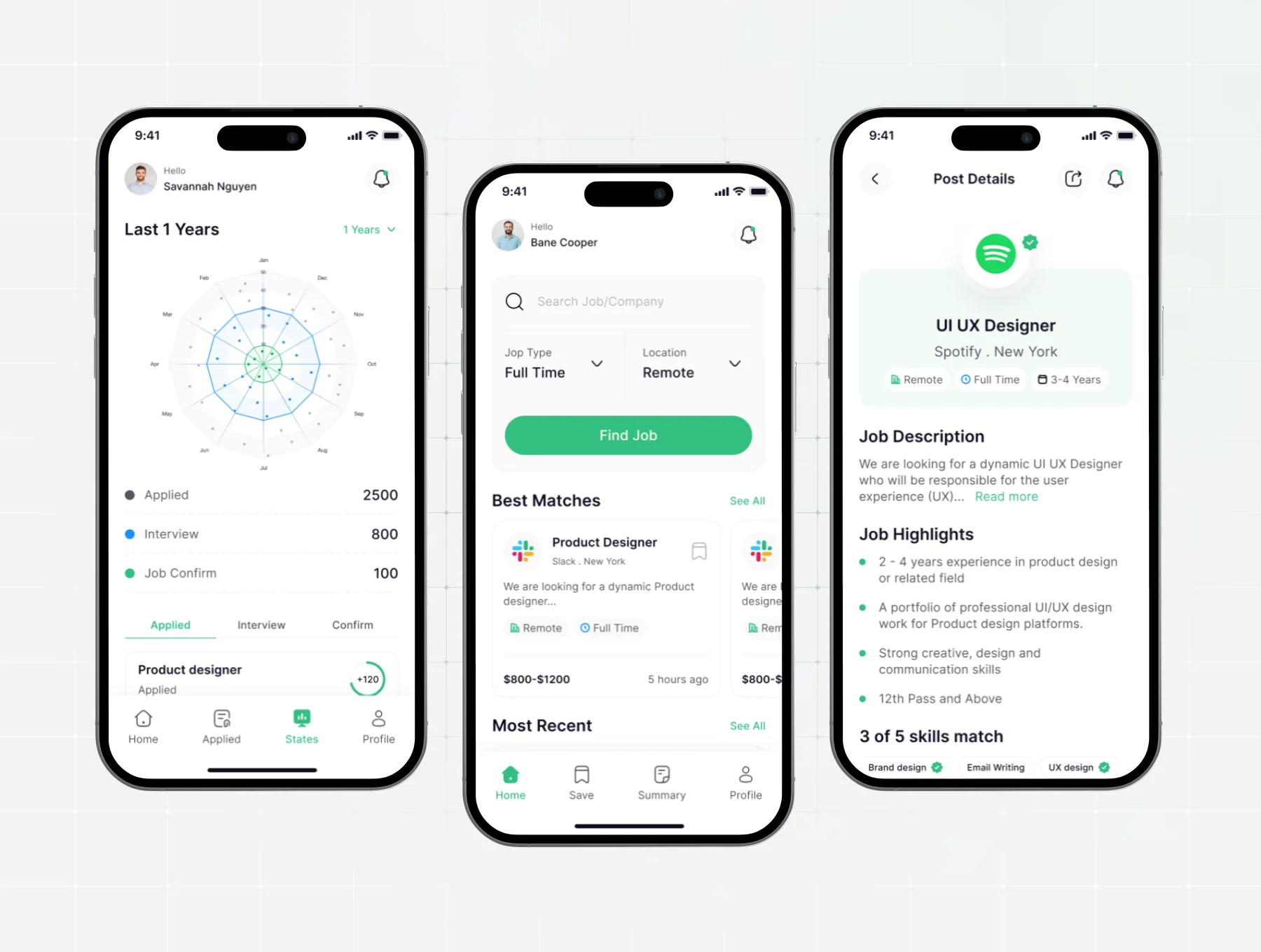 HR & Recruitment  Mobile App UI Kit 6