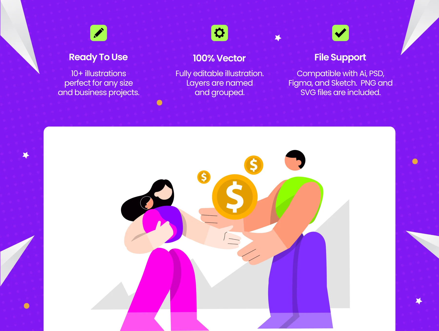 Financial Literacy Illustration Pack 2