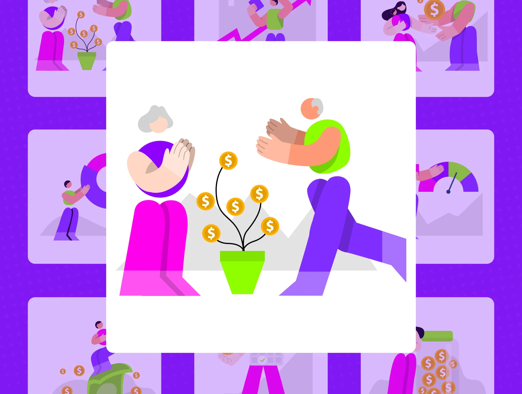 Financial Literacy Illustration Pack 8