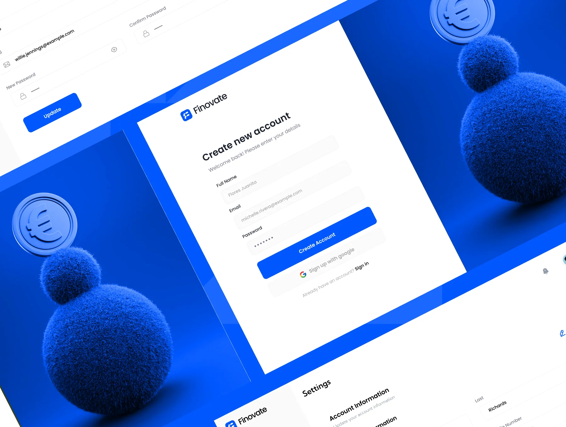 Financial - Management SaaS Dashboard UI Kit 5