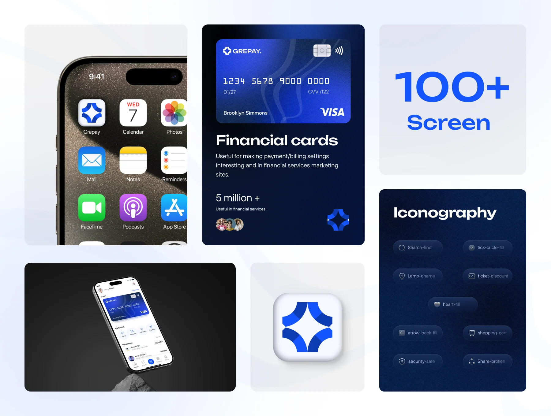 Financial & Online Payment App UI Kit 5