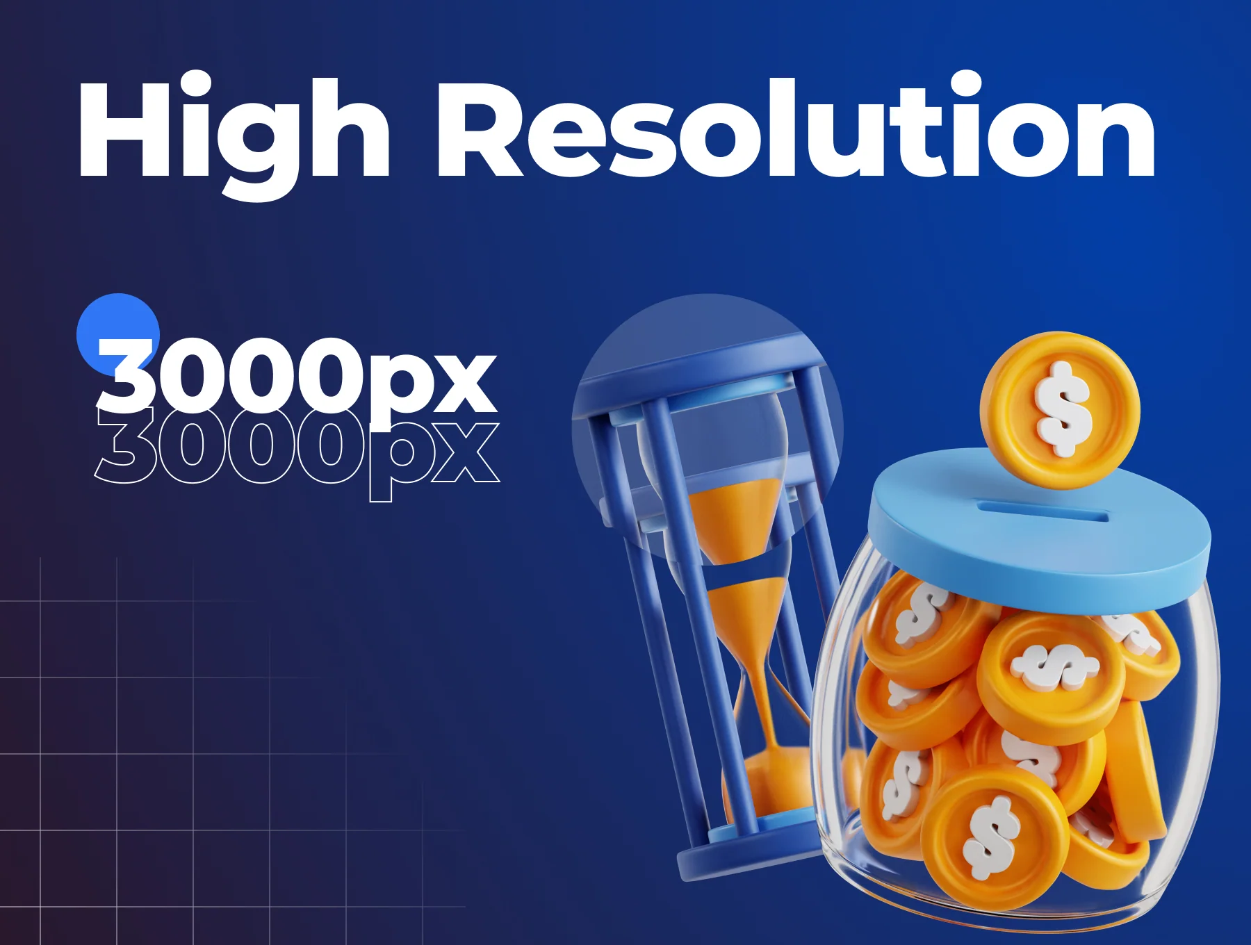Financial Planning 3D Icon Set 2
