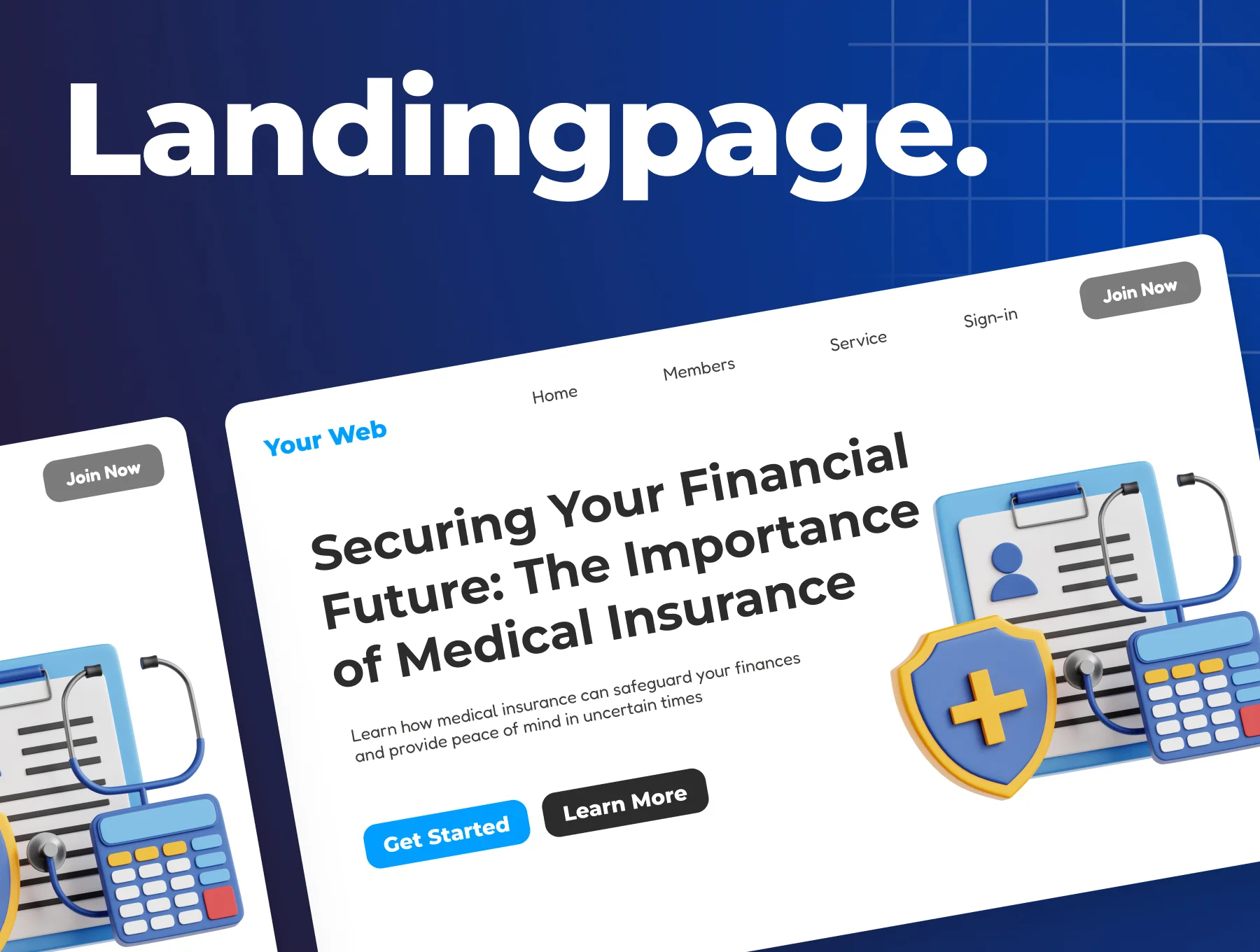 Financial Planning 3D Icon Set 4