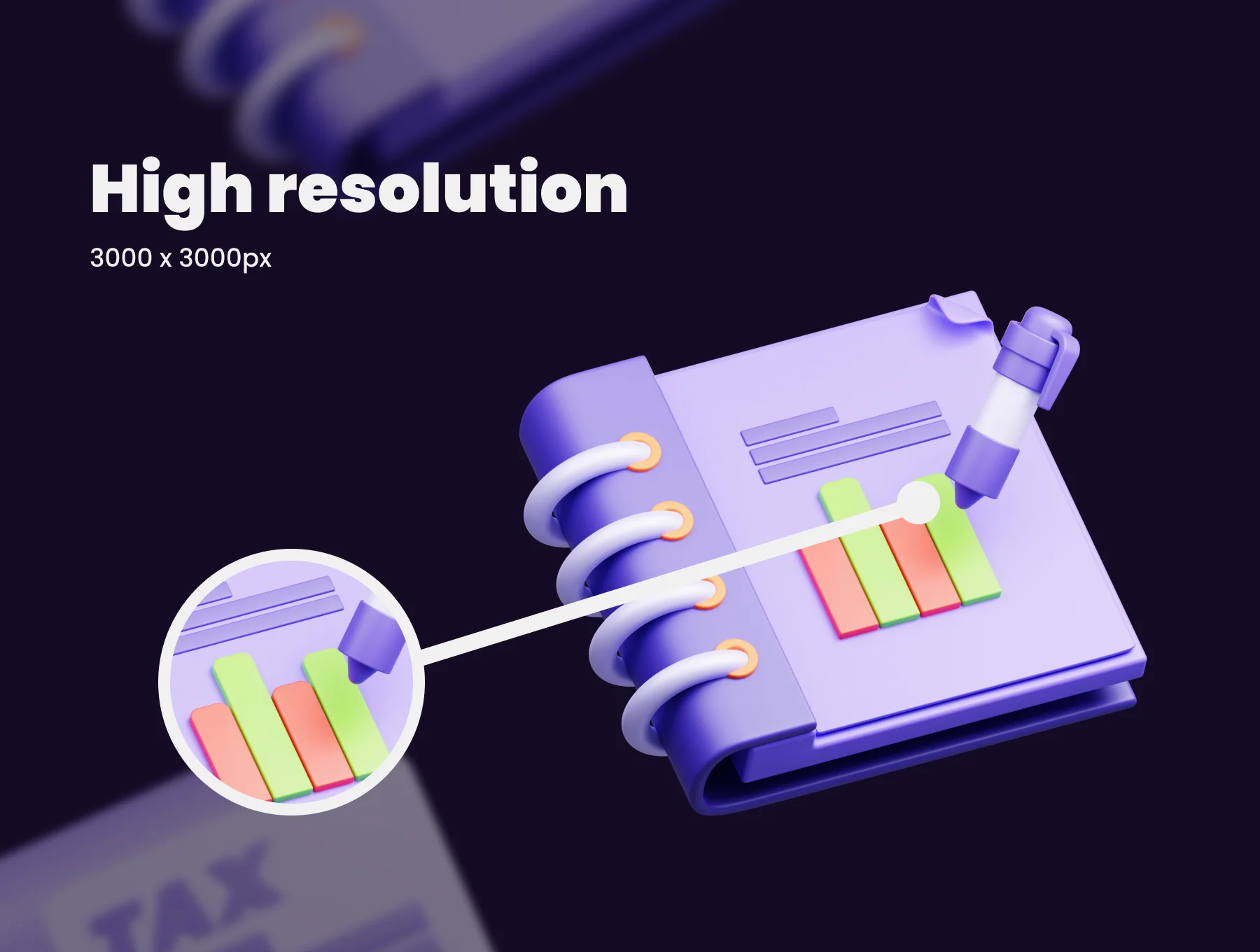 Financial tool 3D Illustrations set 2