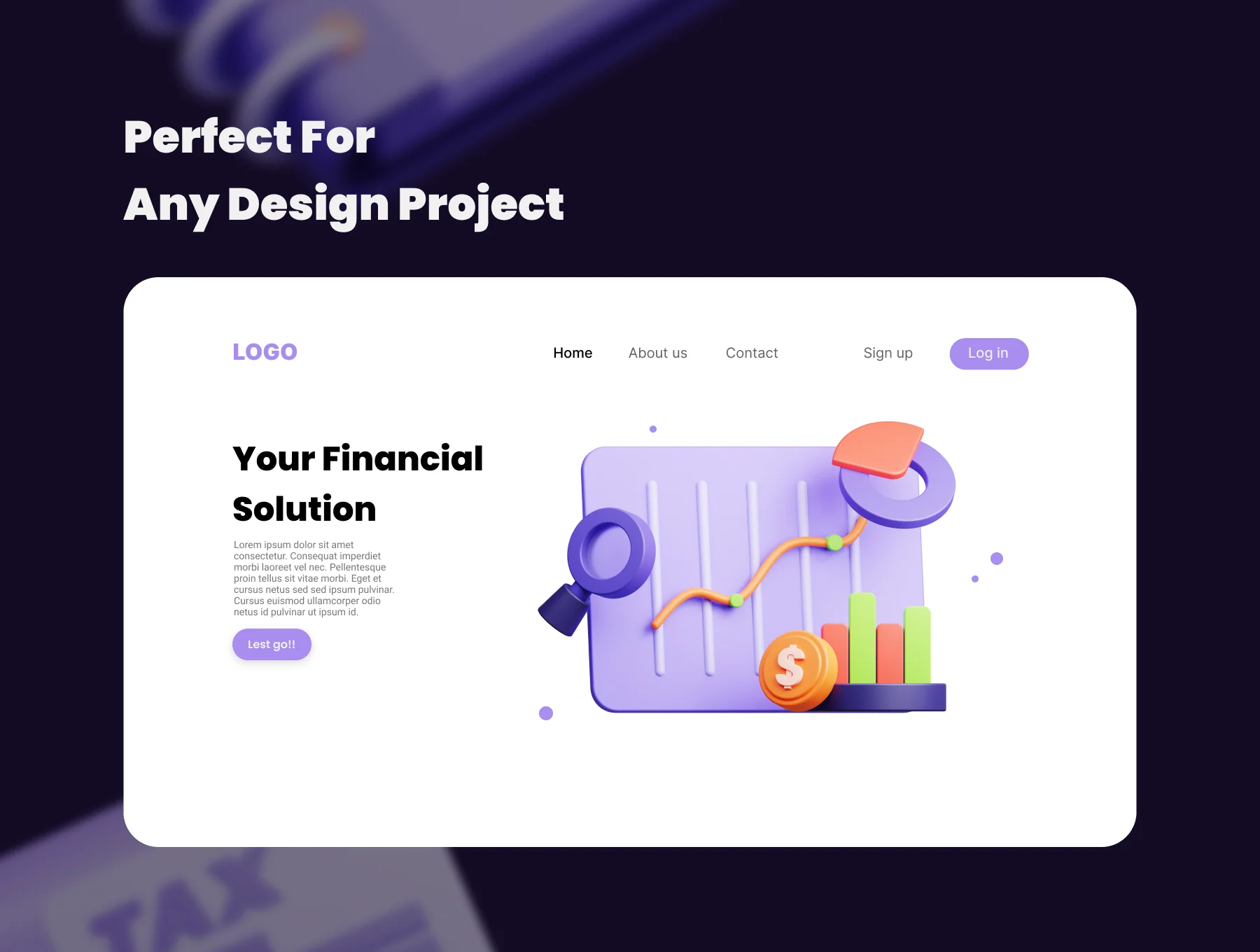Financial tool 3D Illustrations set 3