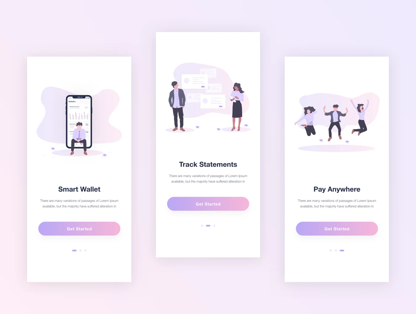 Financial Mobile UI Kit 3