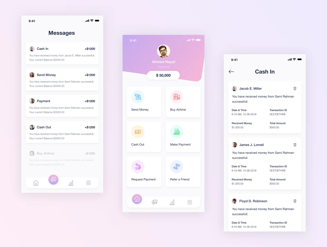 Financial Mobile UI Kit 5