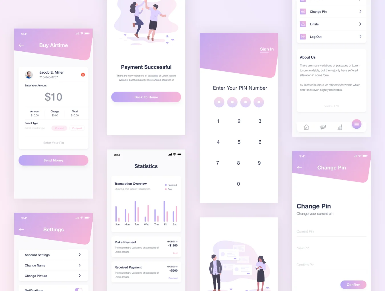 Financial Mobile UI Kit 7