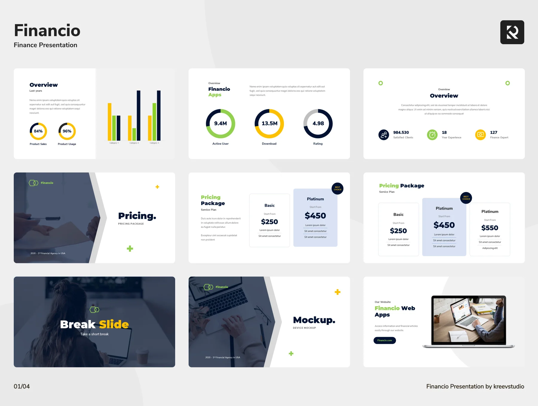Financio - Finance Keynote Presentation 3