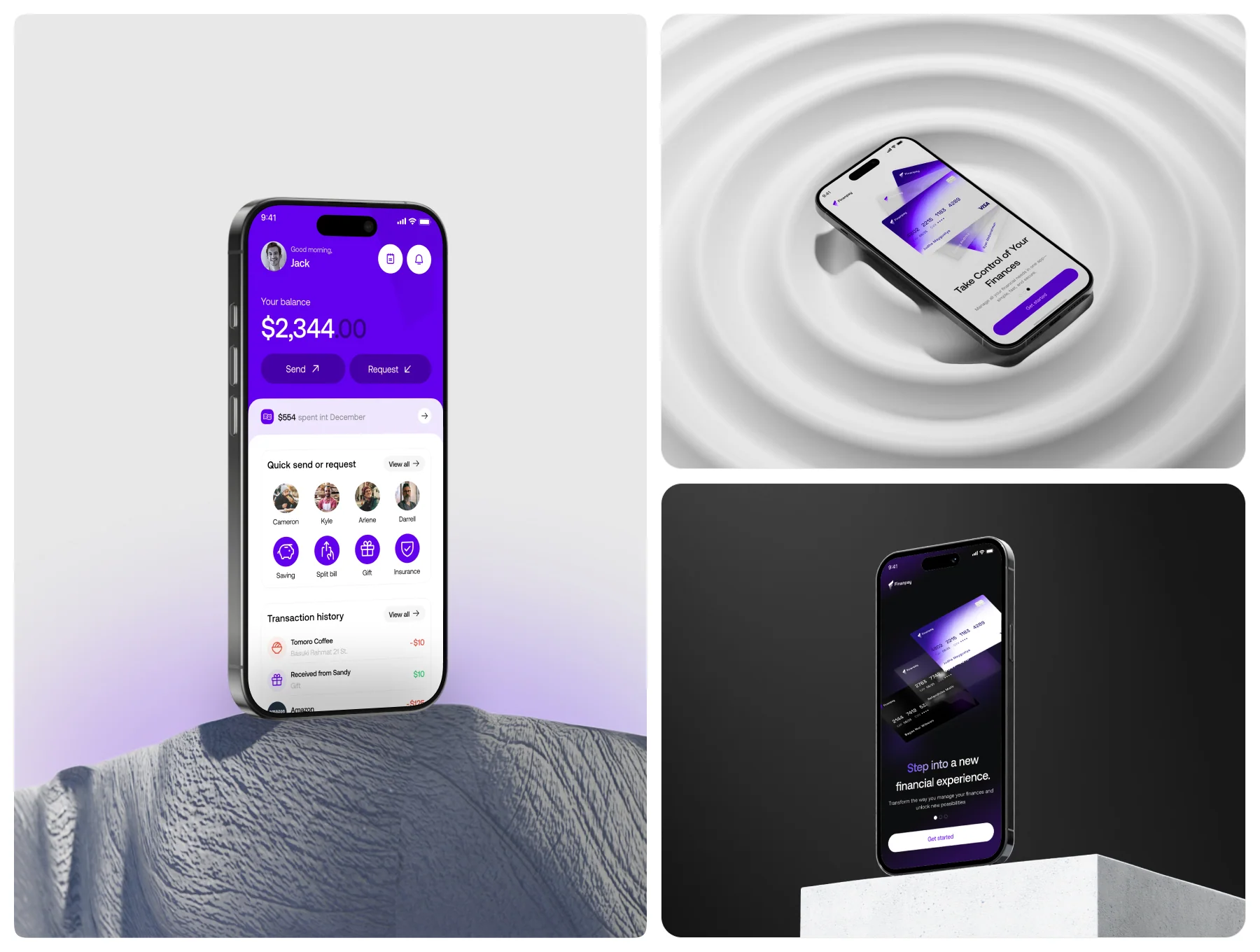 Finanpay – Seamless Finance App UI Kit 5
