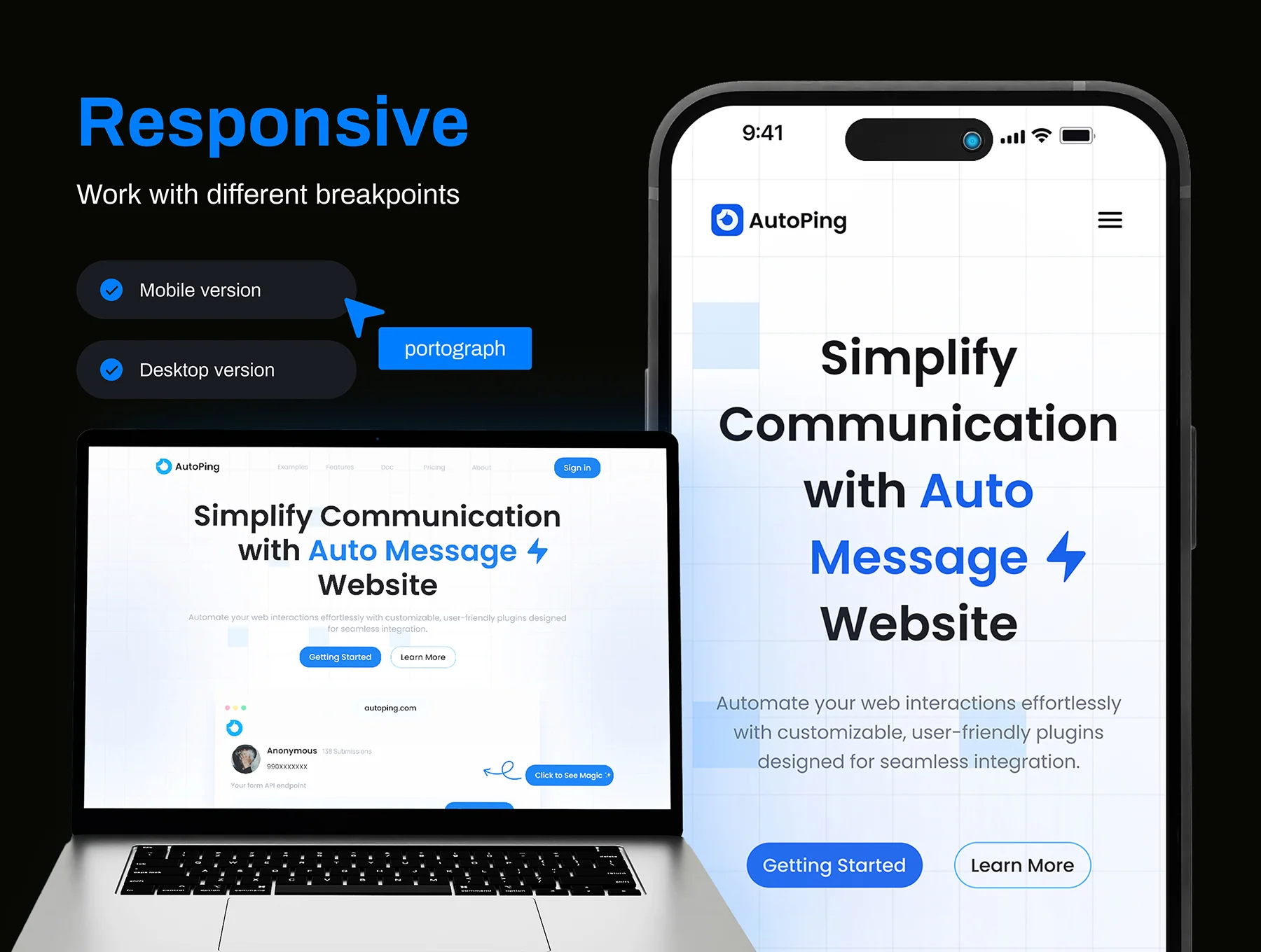 AutoPing - Auto Message Programming Landing Page 3