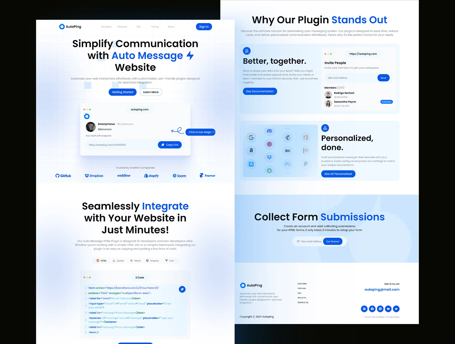 AutoPing - Auto Message Programming Landing Page 6
