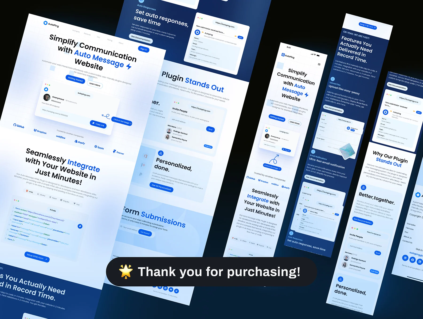AutoPing - Auto Message Programming Landing Page 8