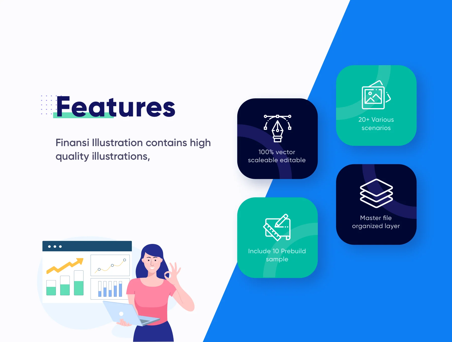 Finansi - Financial & Fundrising Illustrations 2