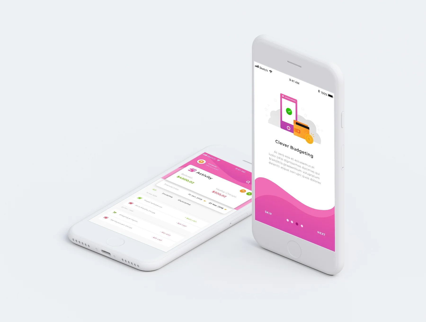 Finansia Personal Budgeting UI Kit 2