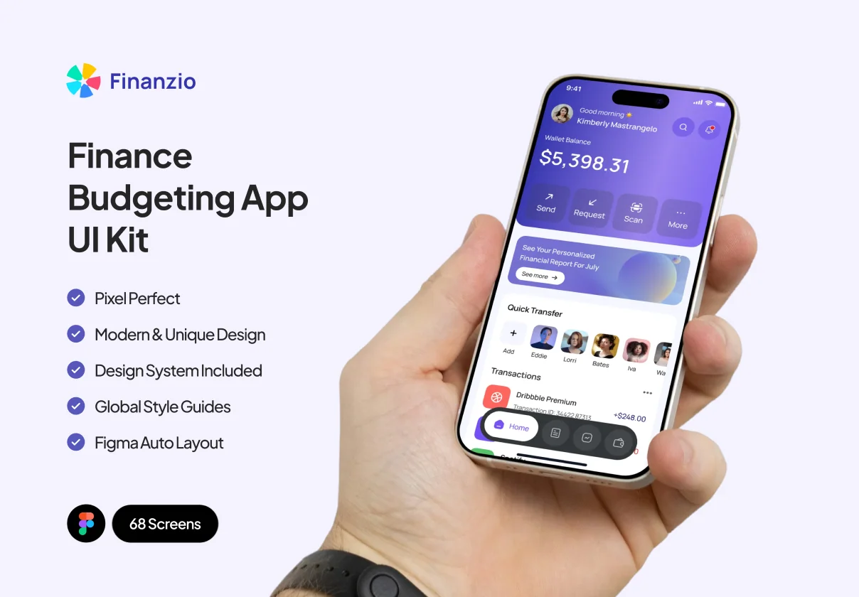 Finanzio - Mobile Banking App