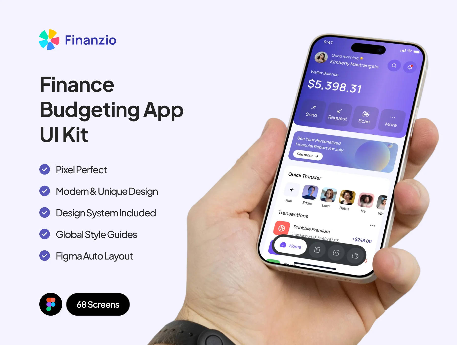 Finanzio - Mobile Banking App