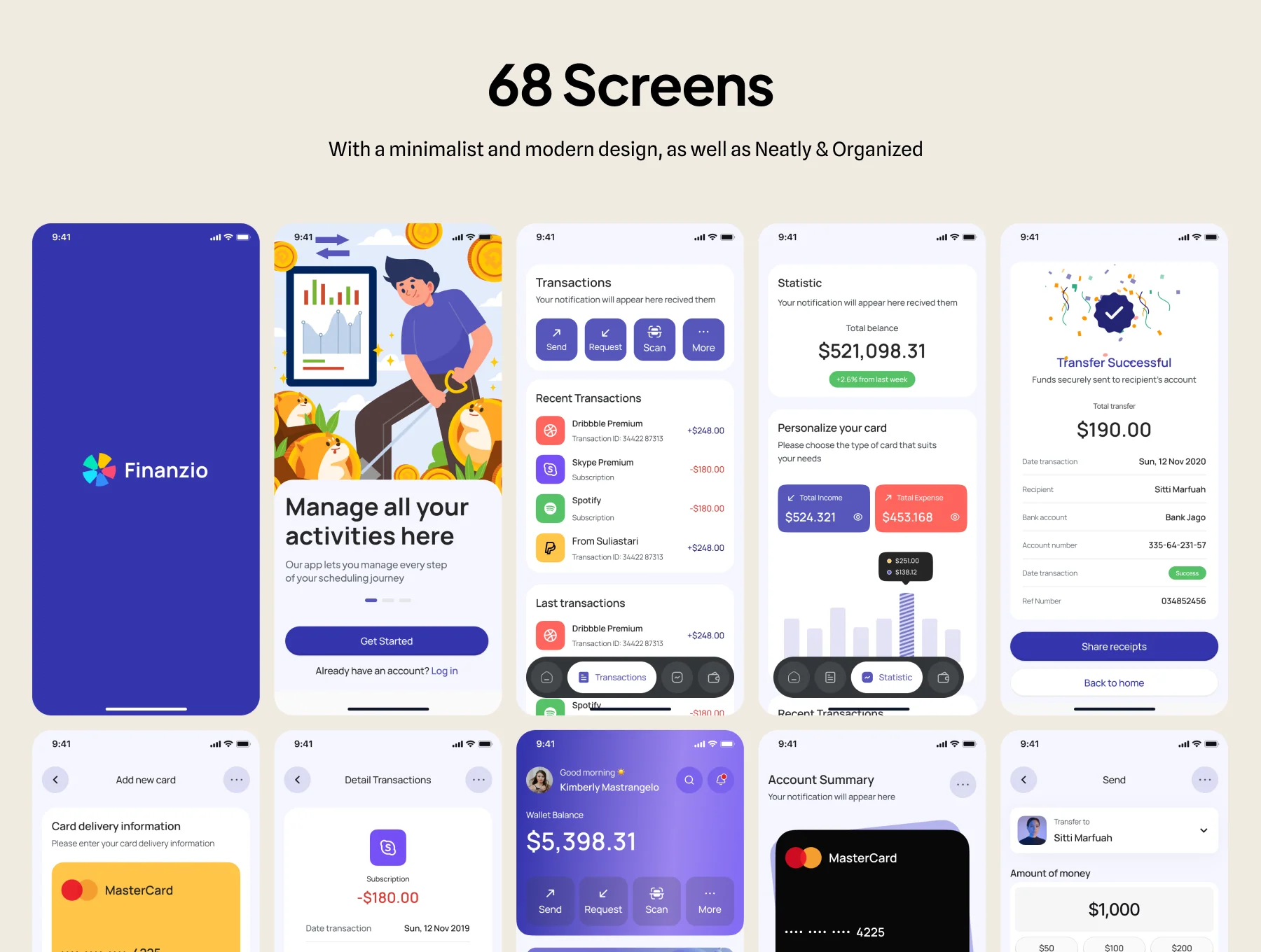 Finanzio - Mobile Banking App 4