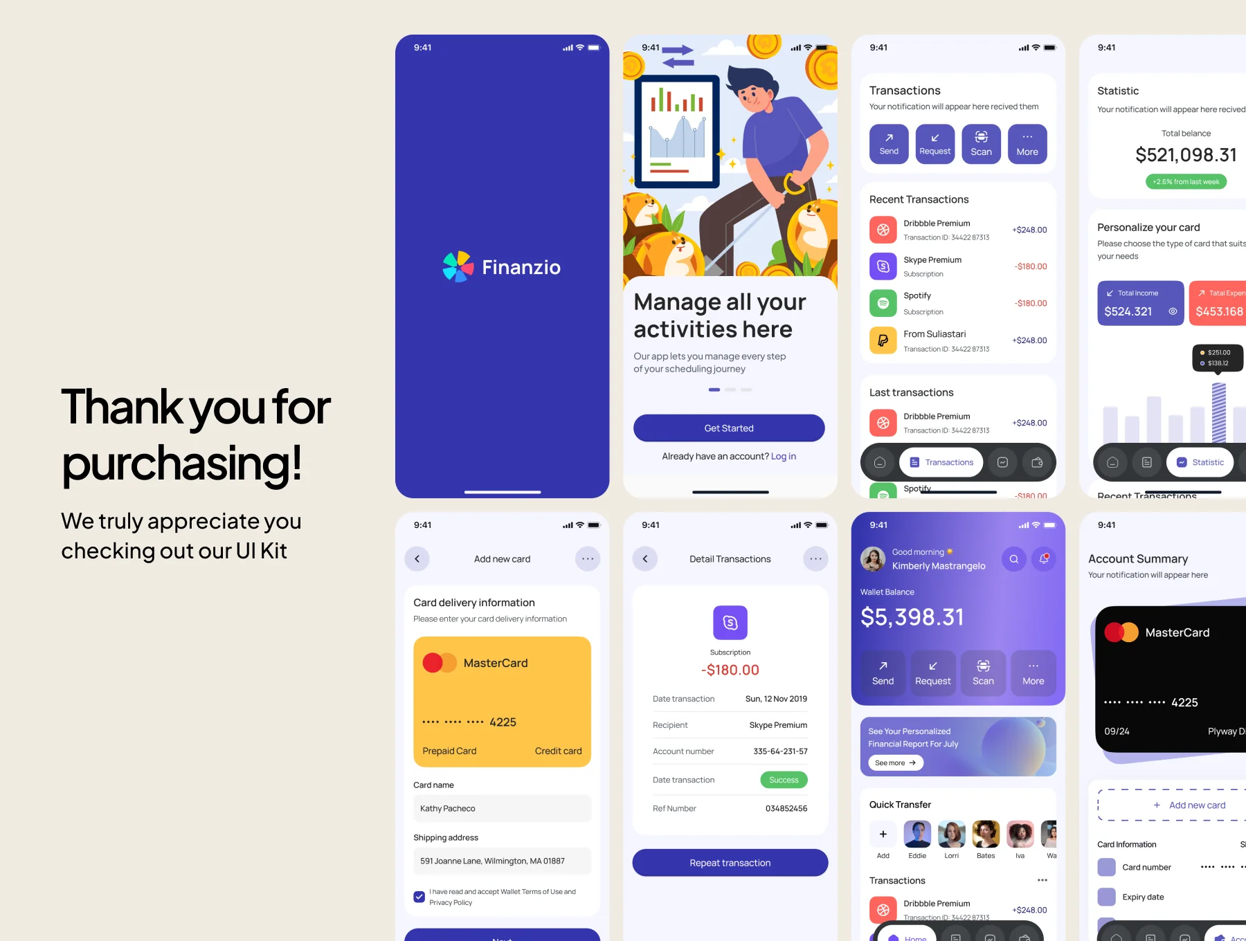 Finanzio - Mobile Banking App 8