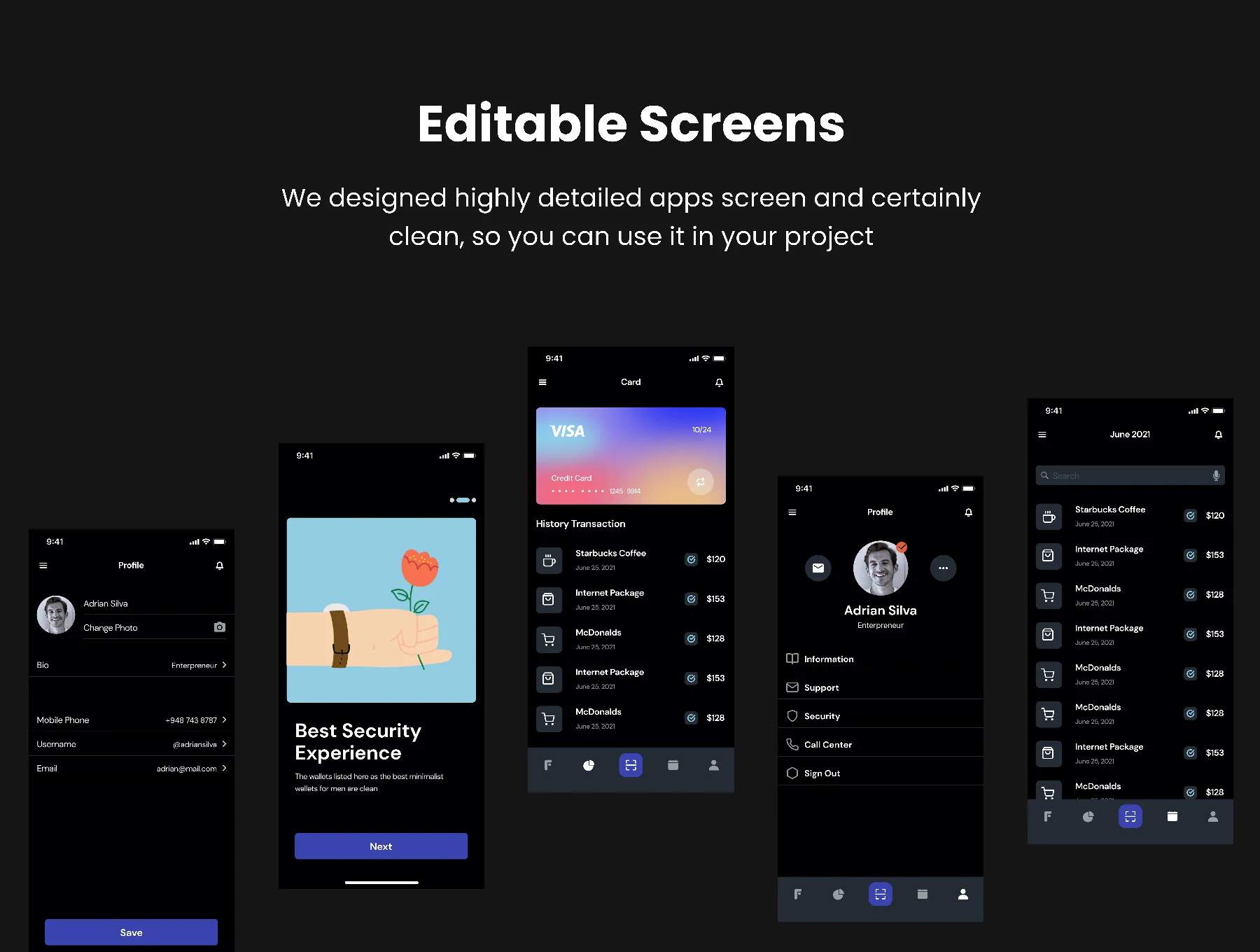 Finanzy - Financial App UI Kit 4