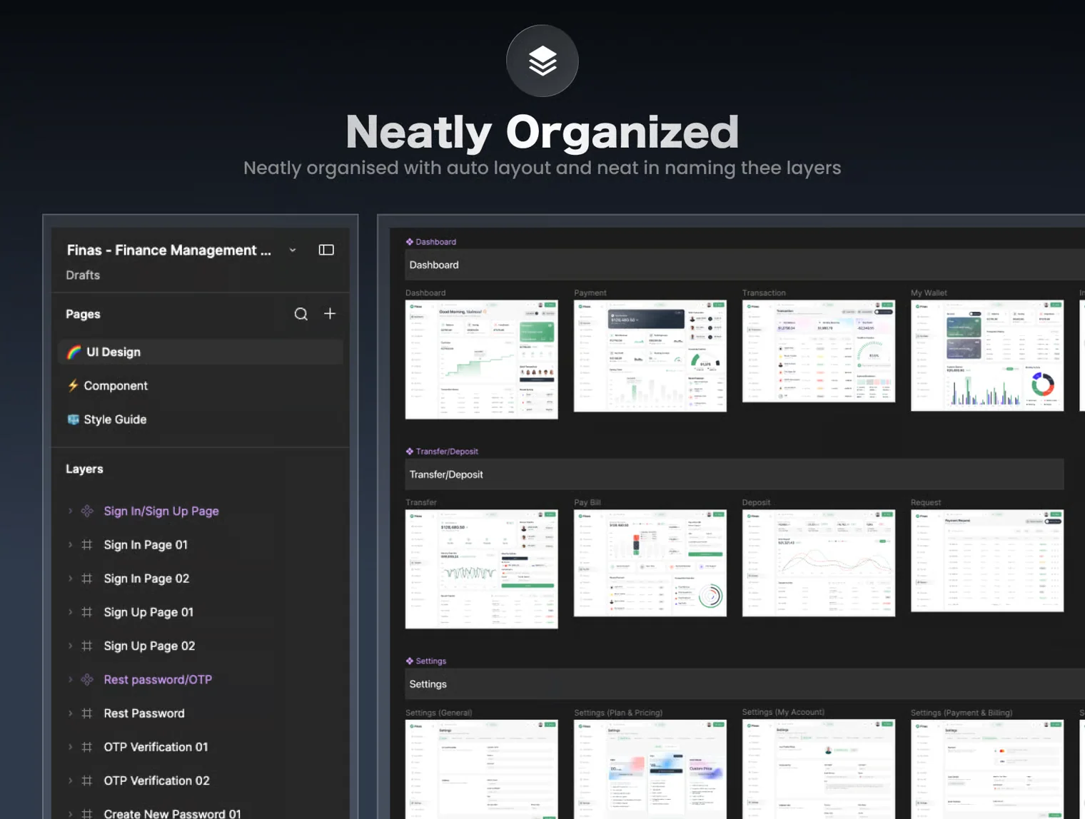 Finas - Finance Management Dashboard UI Kit 5