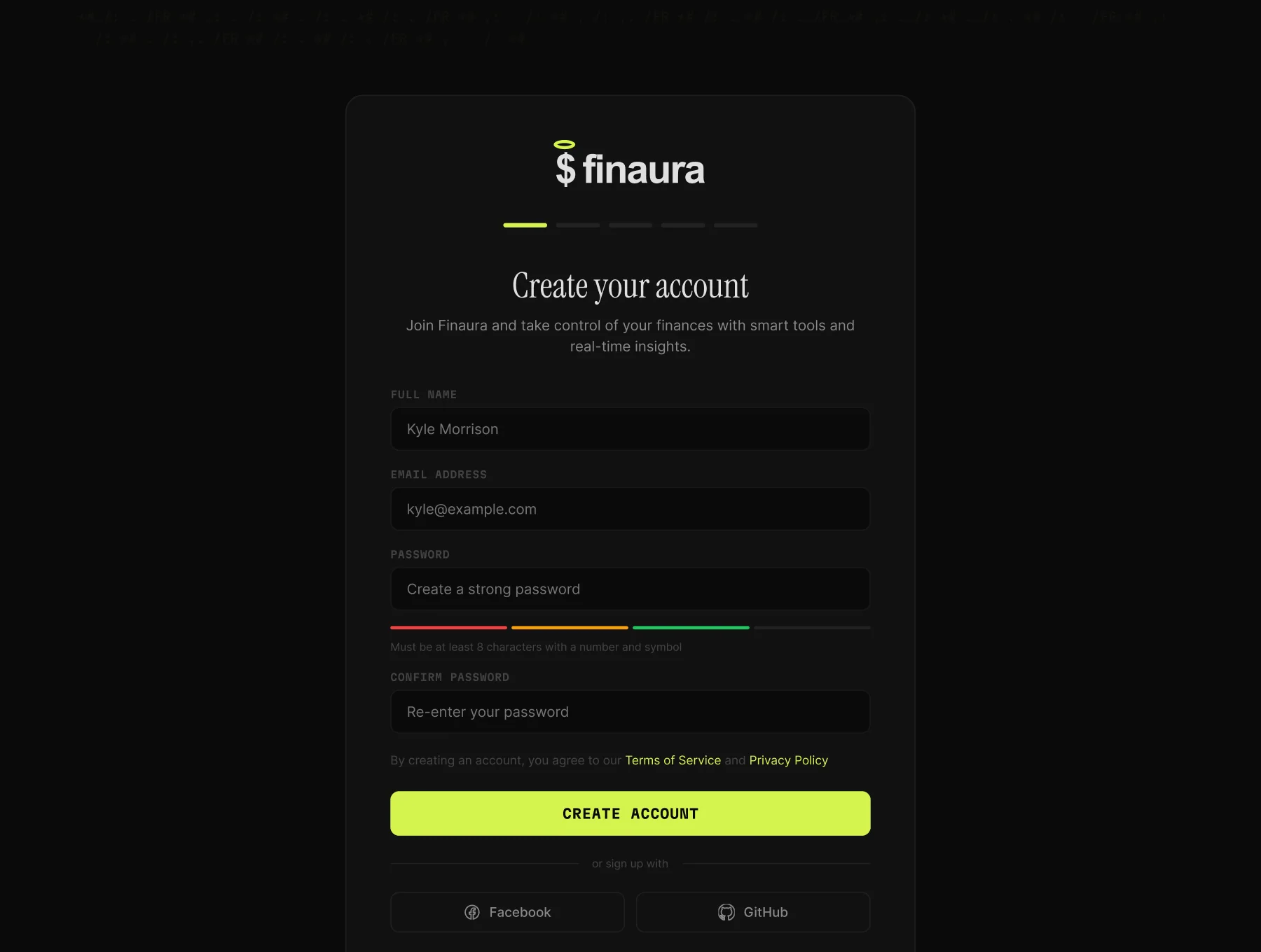 Finaura - Premium fintech dashboard UI kit 6