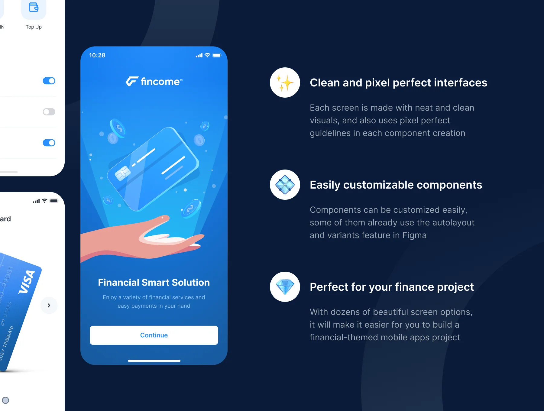 Fincome - Finance Premium UI Kit Templates 5