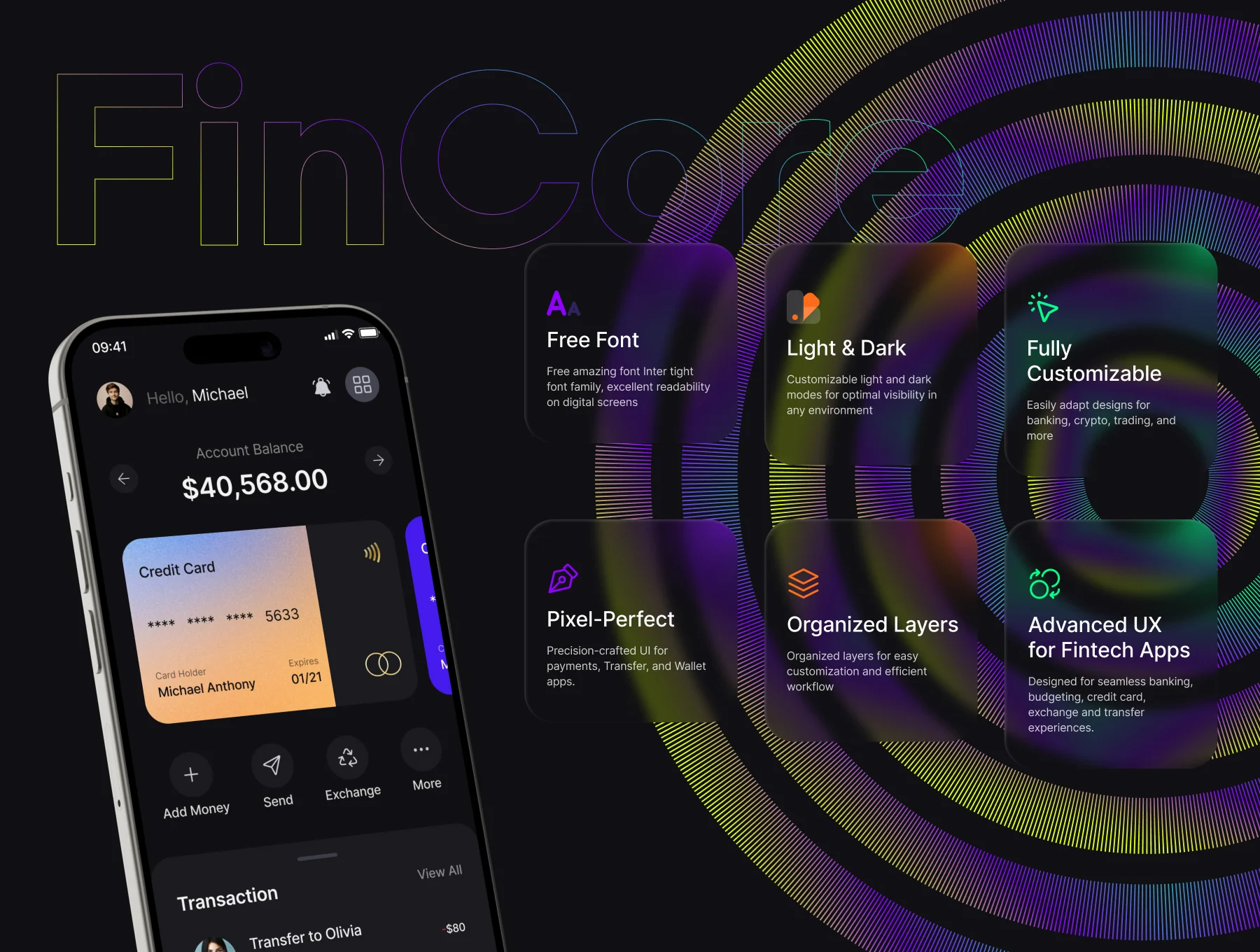 FinCore — Finance & Banking UI Kit 2